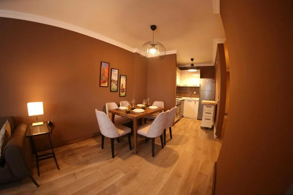 Kitchen or kitchenette in Yücemek Apart