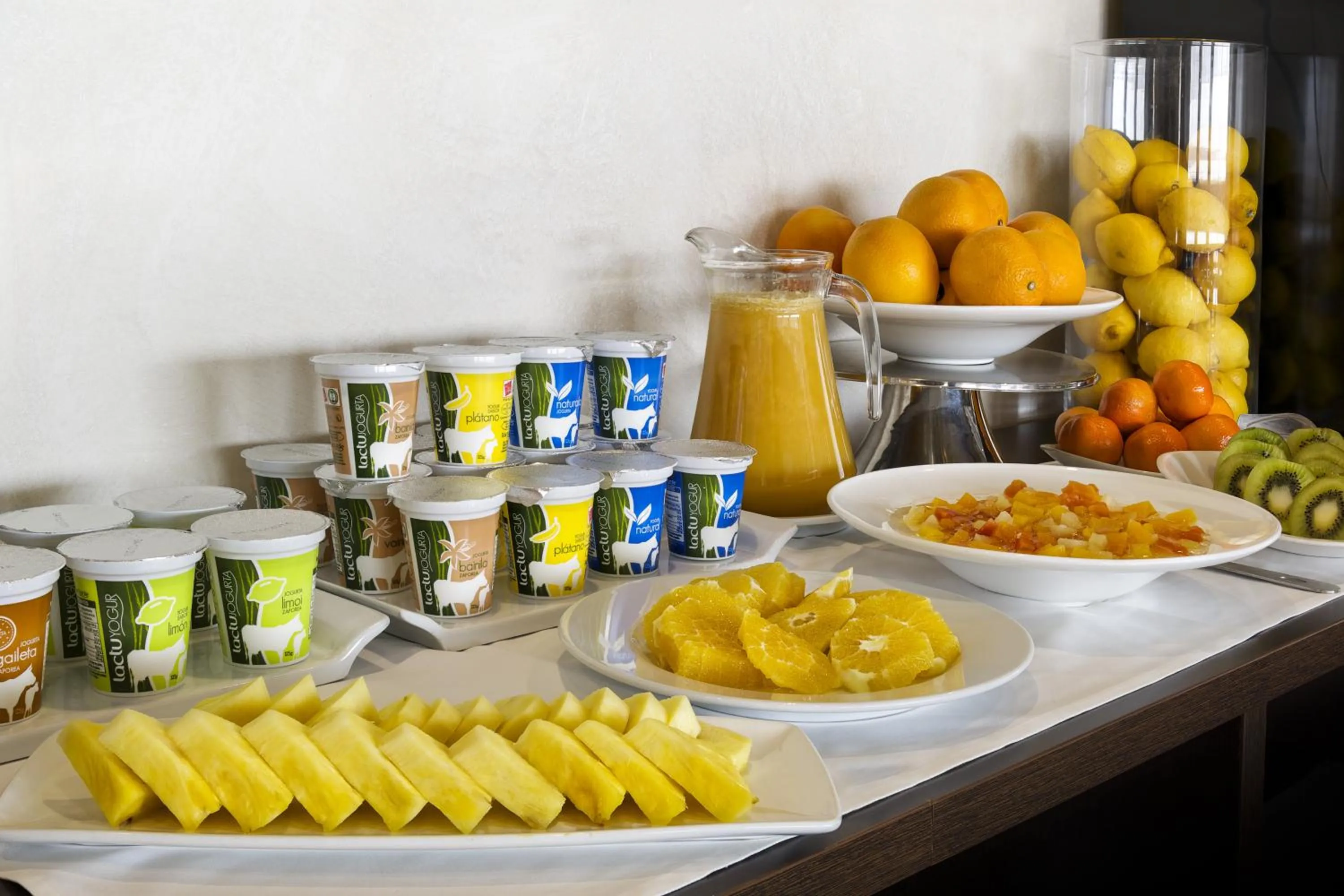 Buffet breakfast in Hotel Plazaola