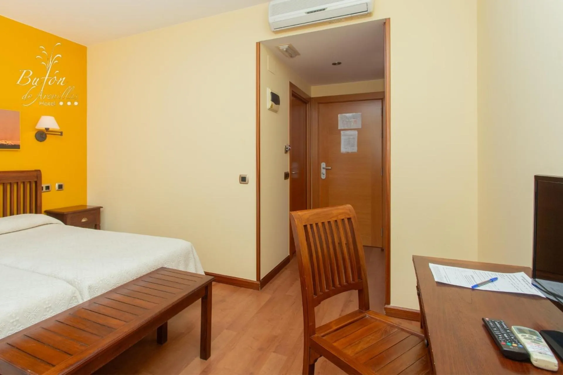 Bed in Hotel Bufon de Arenillas