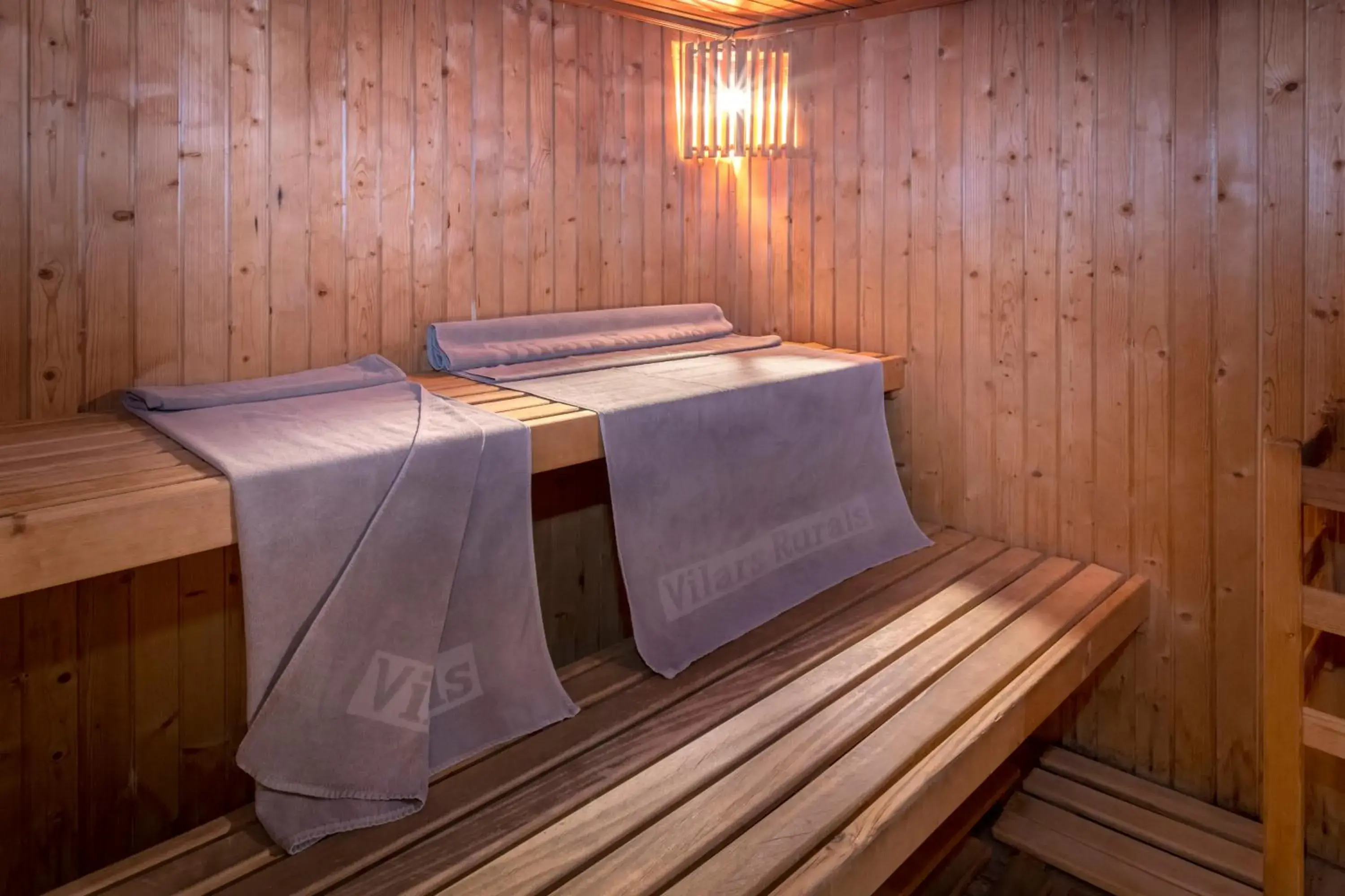 Sauna, Bed in Hotel & Resort Vilar Rural d'Arnes by Serhs Hotels Sauna, Bed in Hotel & Resort Vilar Rural d'Arnes by Serhs Hotels