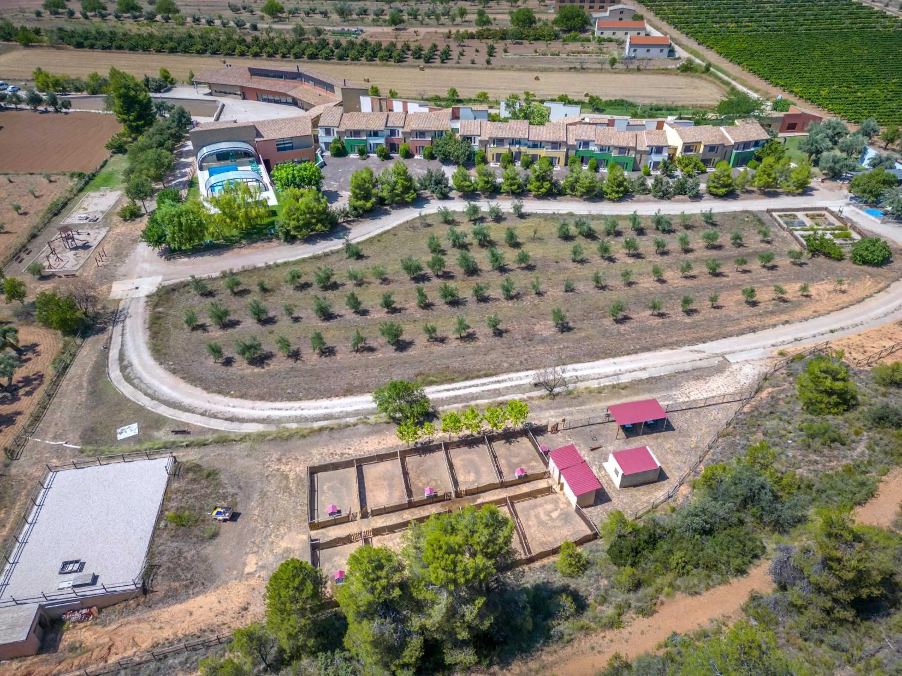 Bird's eye view in Hotel & Resort Vilar Rural d'Arnes by Serhs Hotels