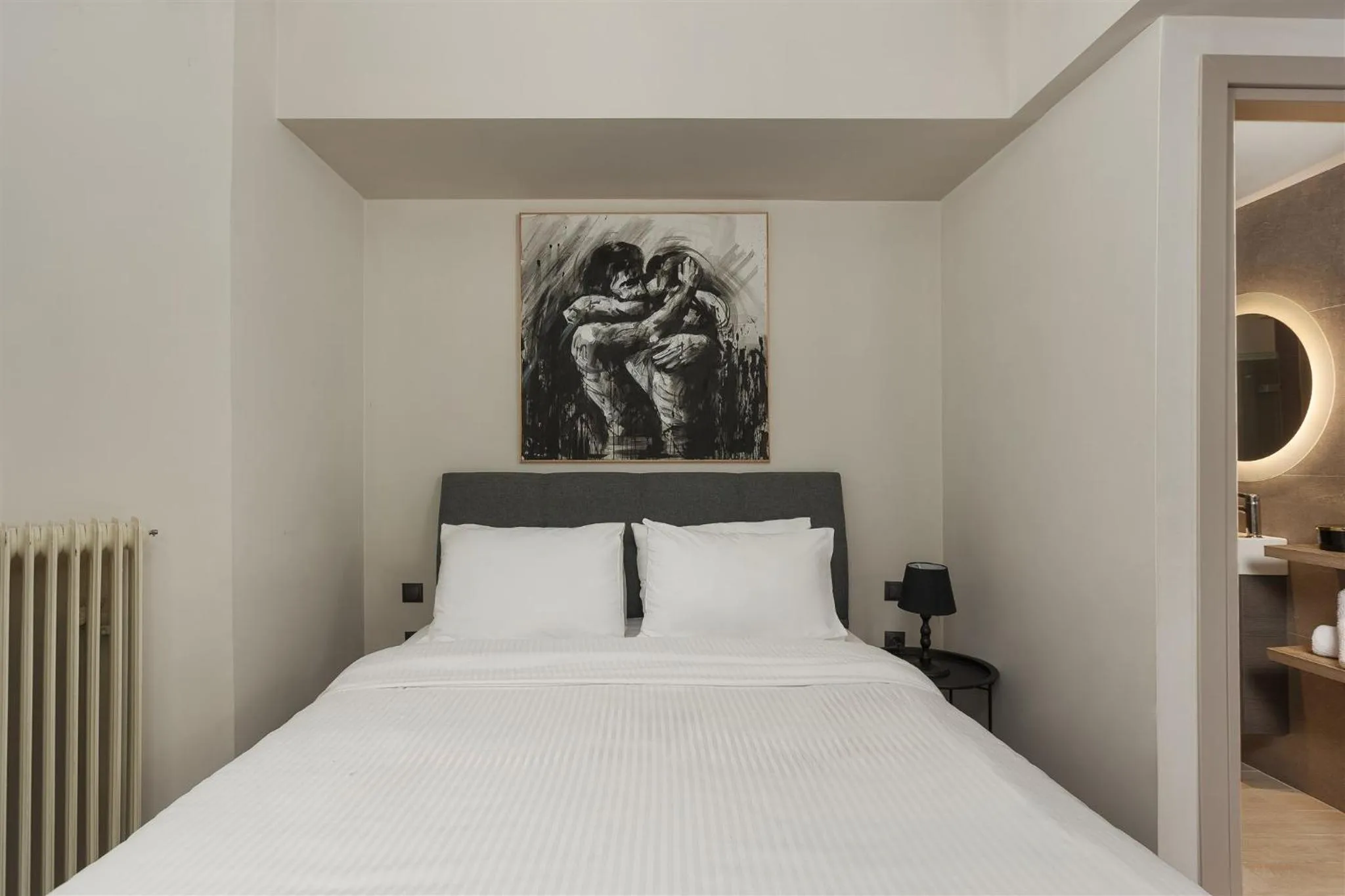 Bedroom, Bed in Anvy Stylish Suites Ioannina