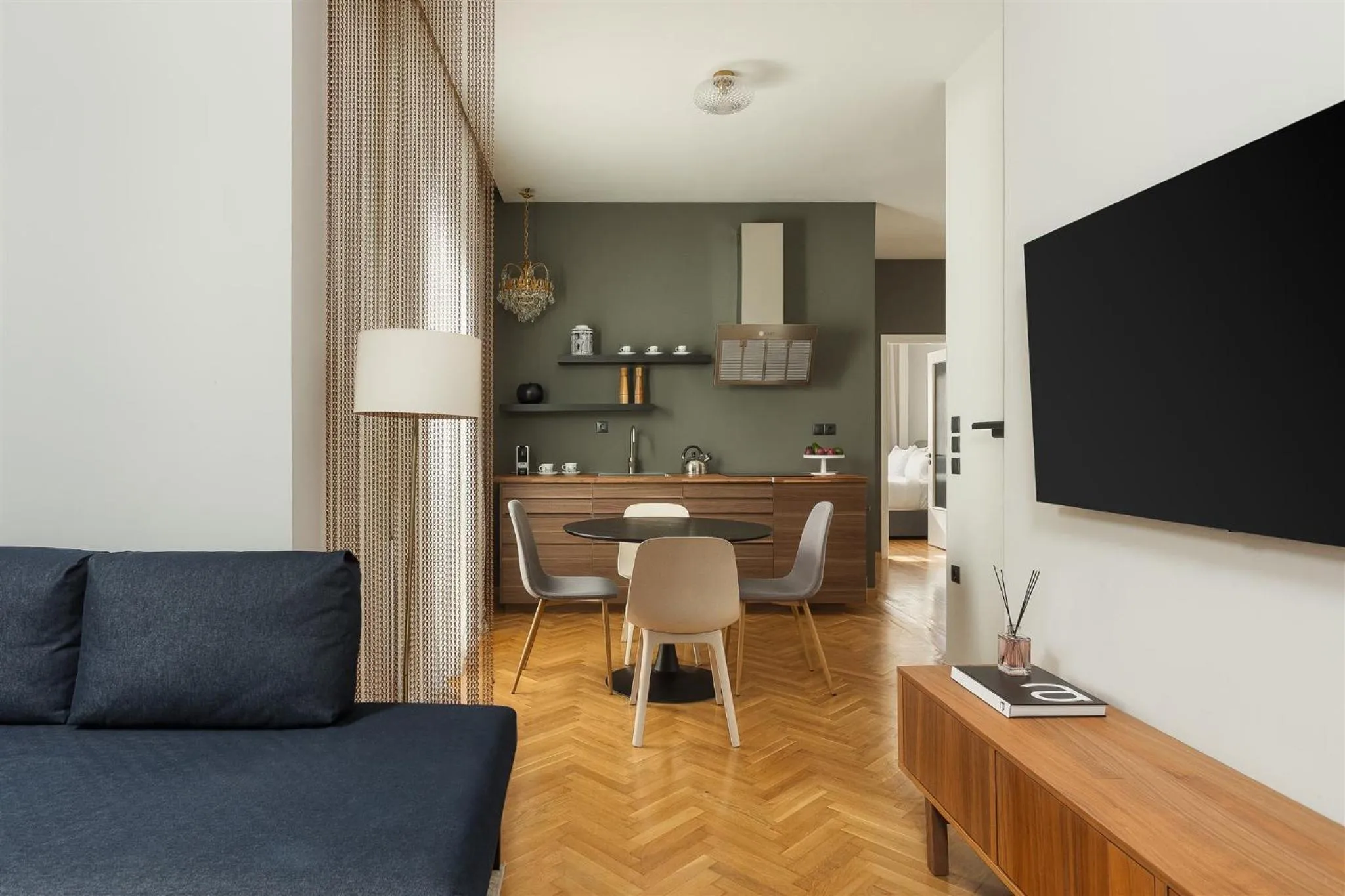 kitchen in Anvy Stylish Suites Ioannina