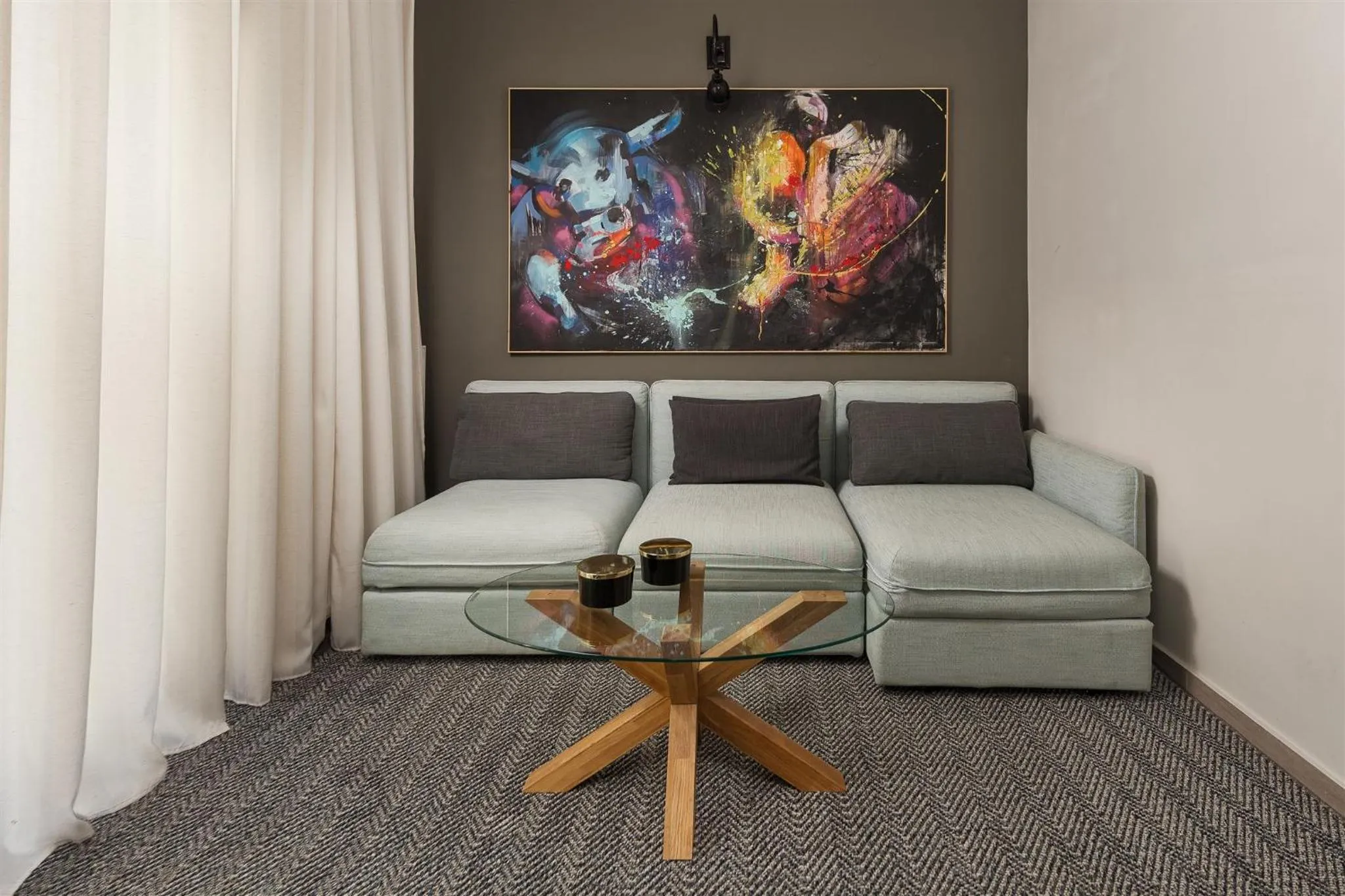 Bed in Anvy Stylish Suites Ioannina