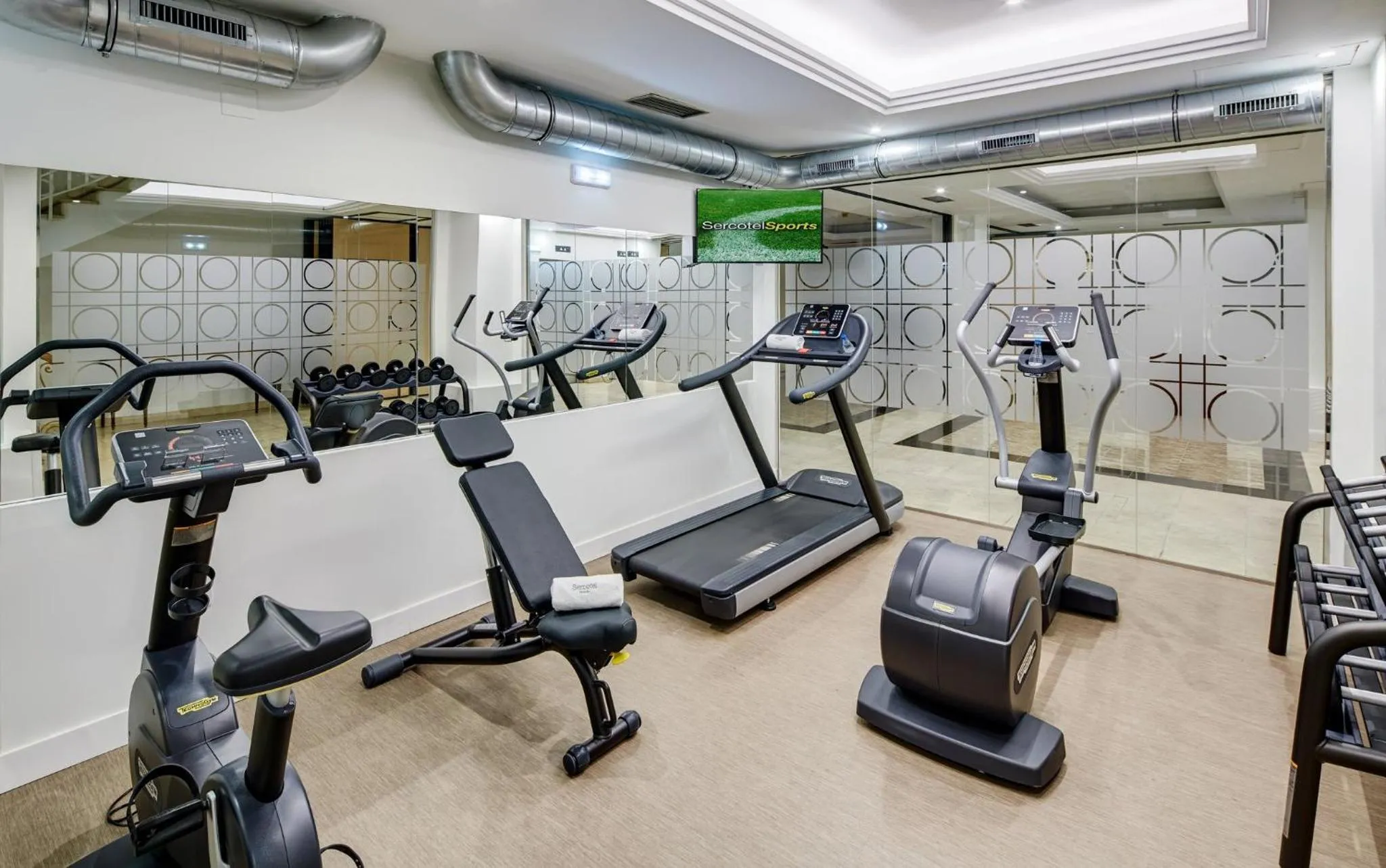 Fitness centre/facilities in Sercotel Hotel Europa
