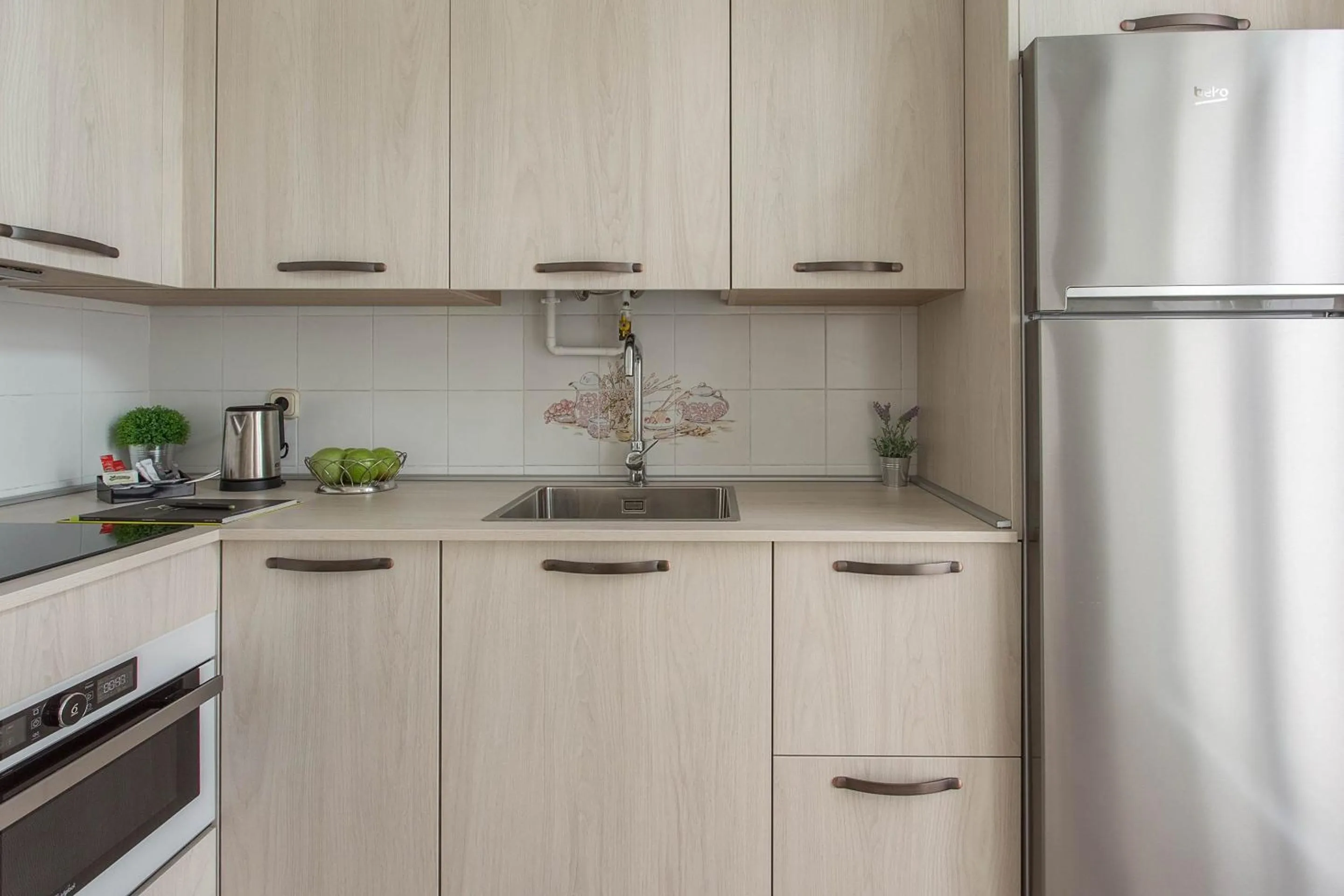 Kitchen or kitchenette in Sercotel Hotel Europa