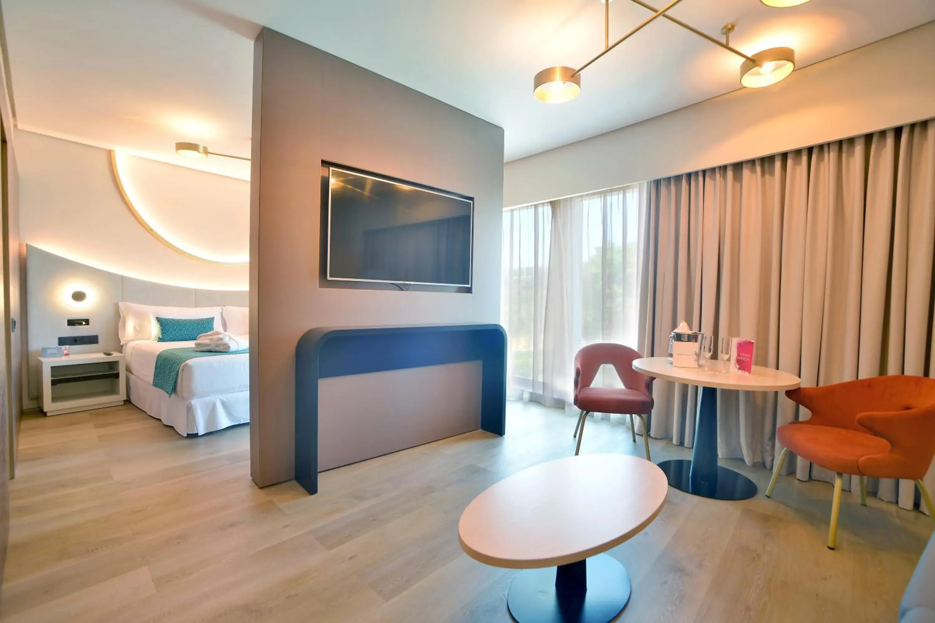 Seating area, Bed in Barceló Sevilla Renacimiento Seating area, Bed in Barceló Sevilla Renacimiento