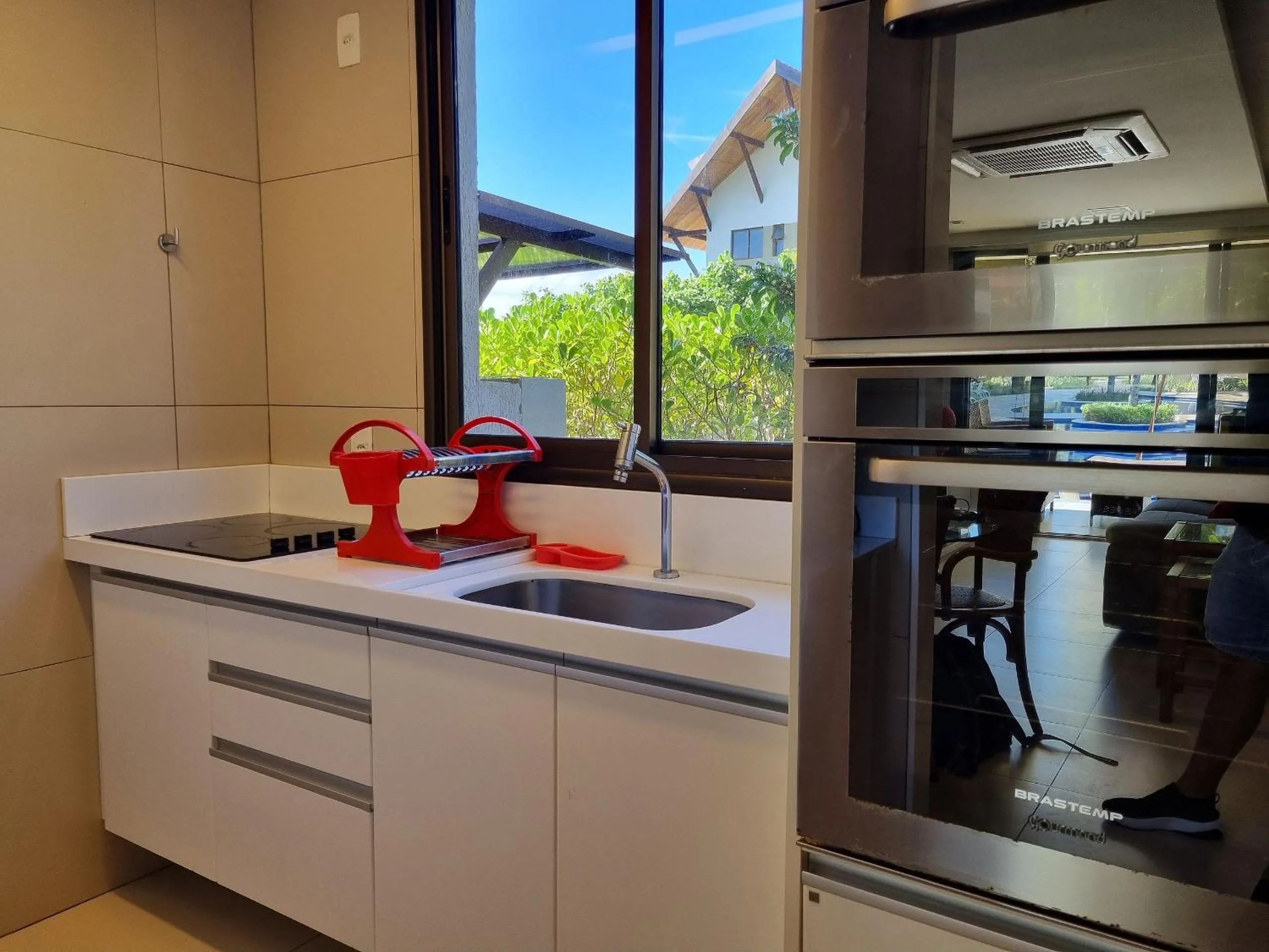 Kitchen or kitchenette in Malawi Muro Alto Porto de Galinhas Beira Mar