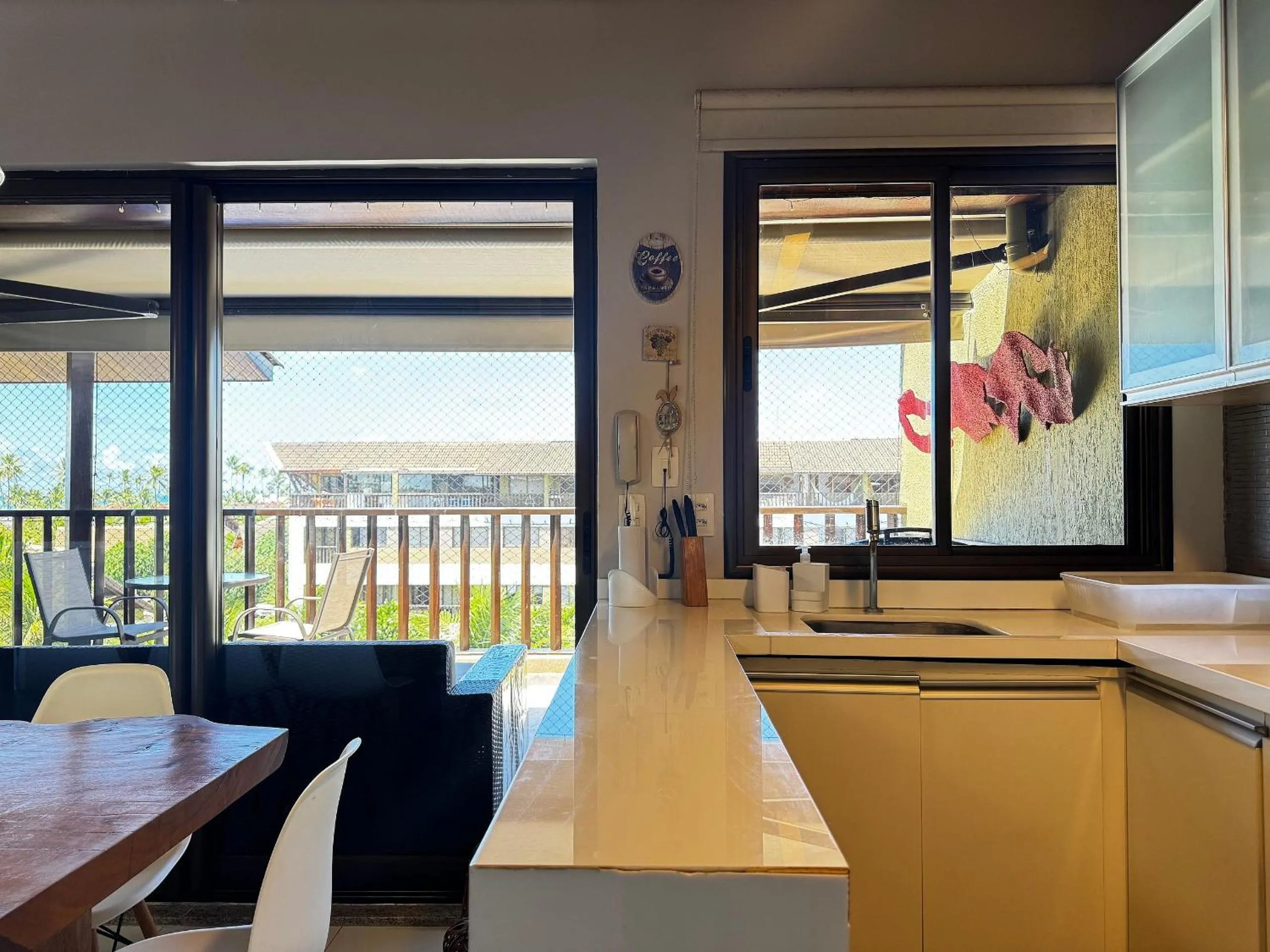 Kitchen or kitchenette in Malawi Muro Alto Porto de Galinhas Beira Mar