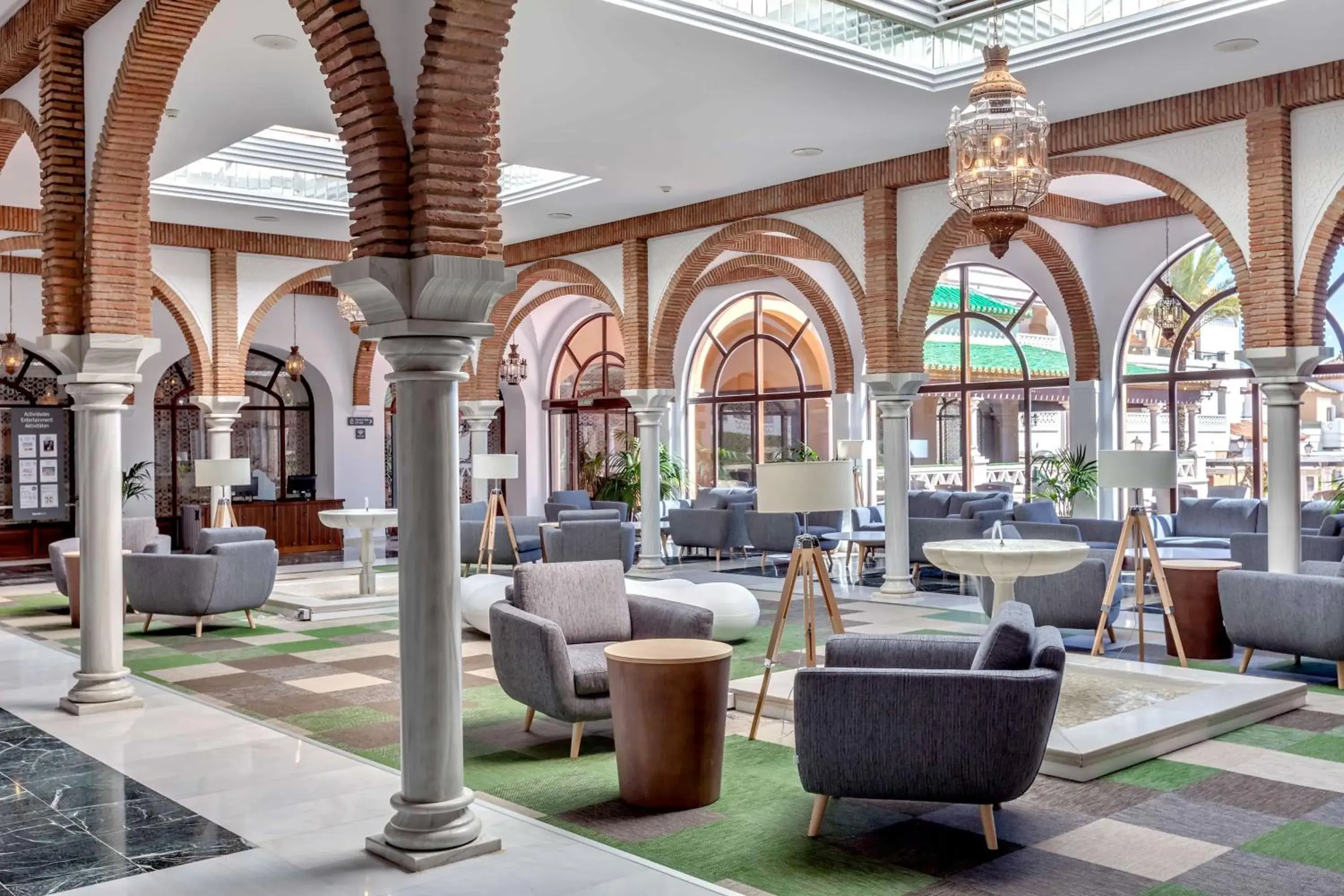 Lobby or reception in Barceló Isla Canela Lobby or reception in Barceló Isla Canela