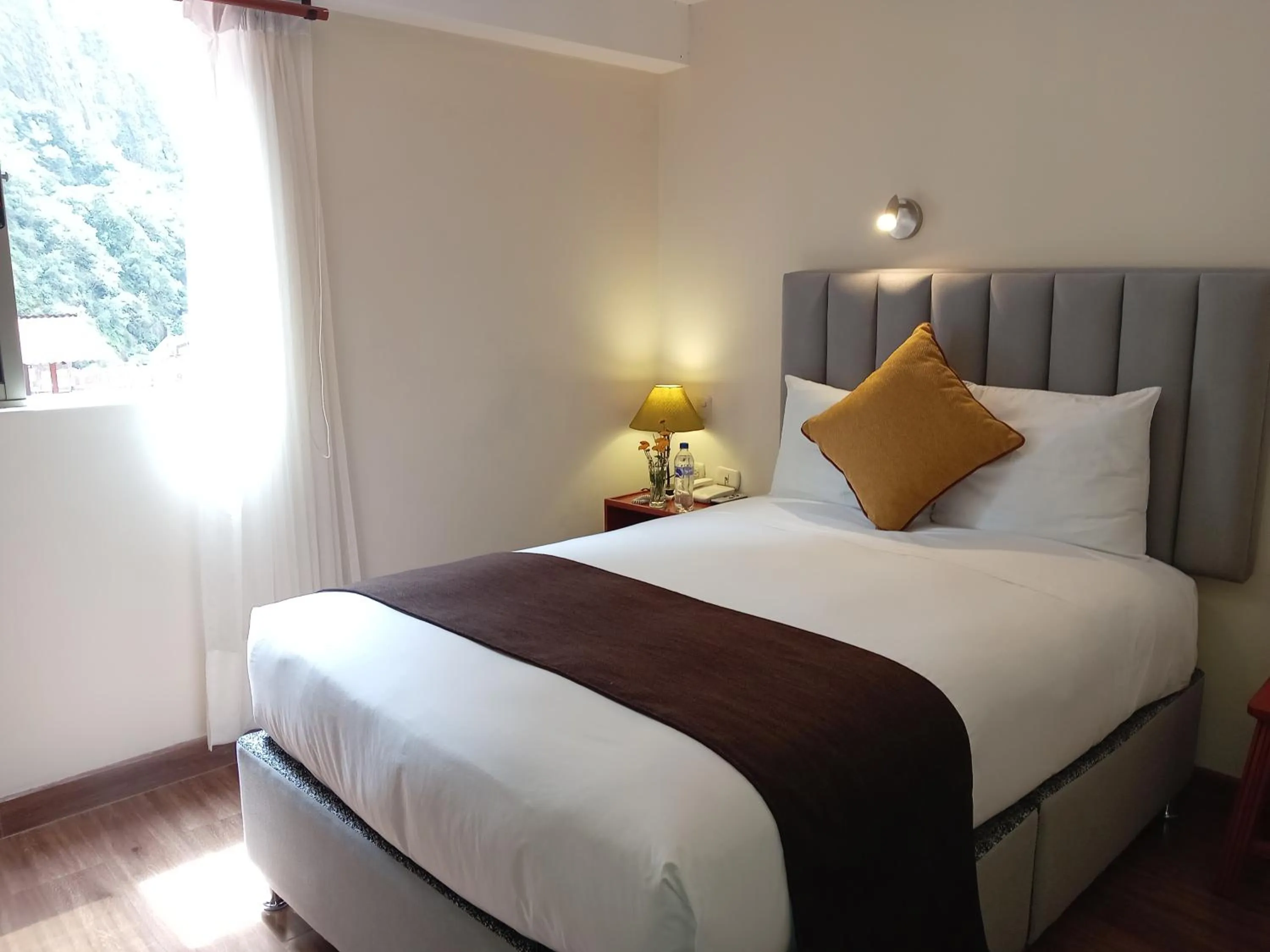 Bed in Hotel Pucara Machupicchu