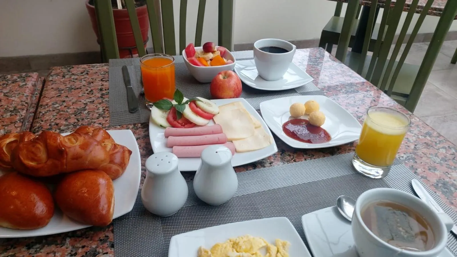 Breakfast in Hotel Pucara Machupicchu