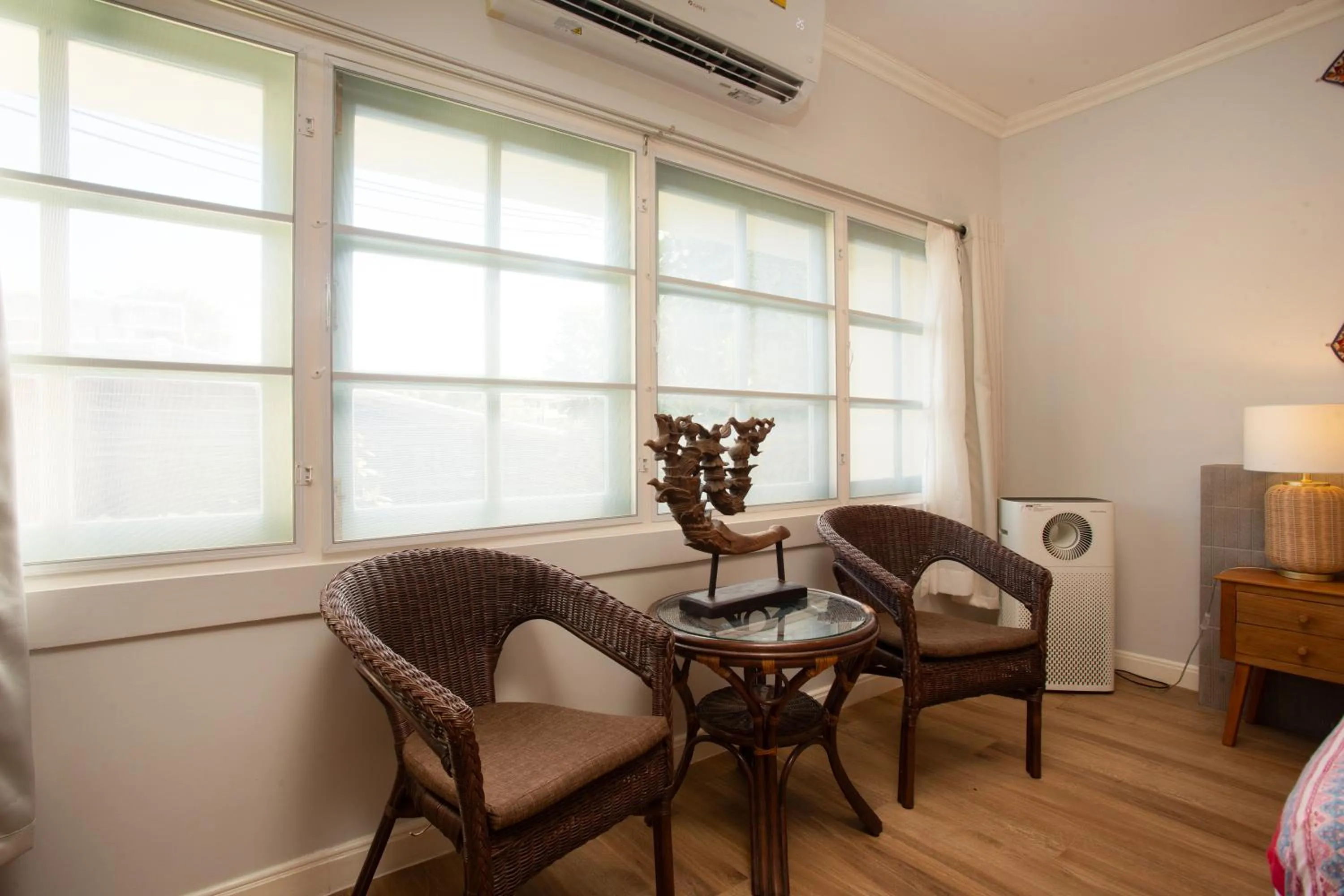 Seating area in Pran At Kumuang Boutique House