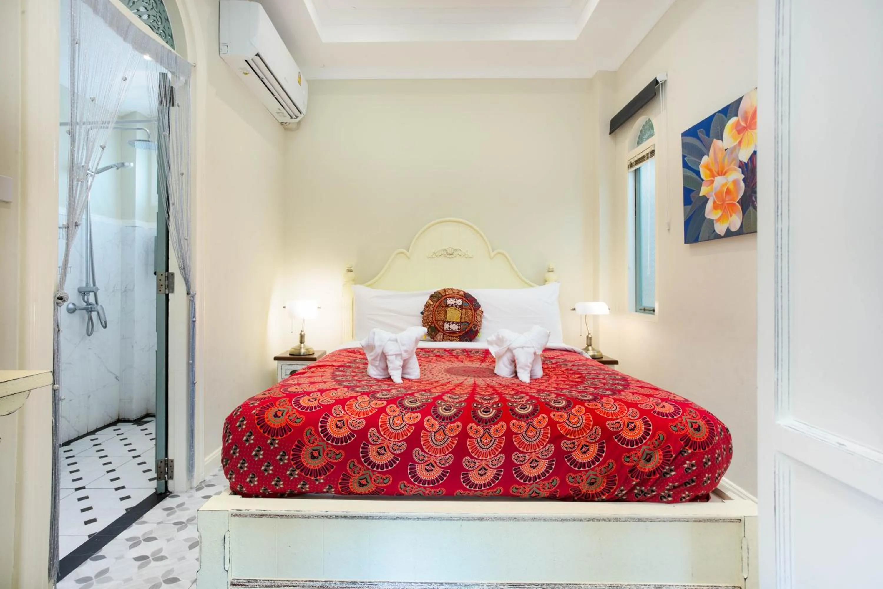 Bed in Pran At Kumuang Boutique House