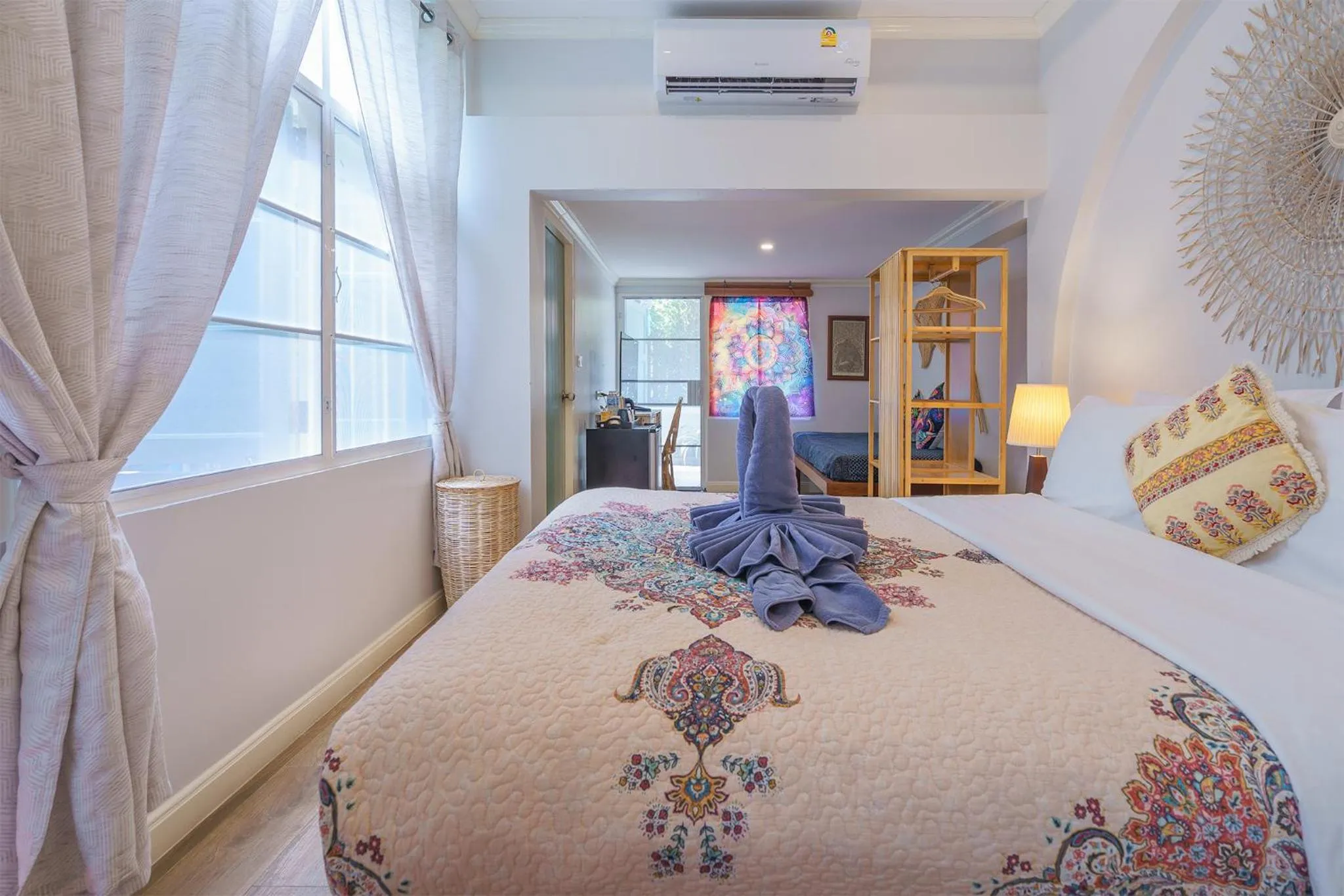 Bed in Pran At Kumuang Boutique House