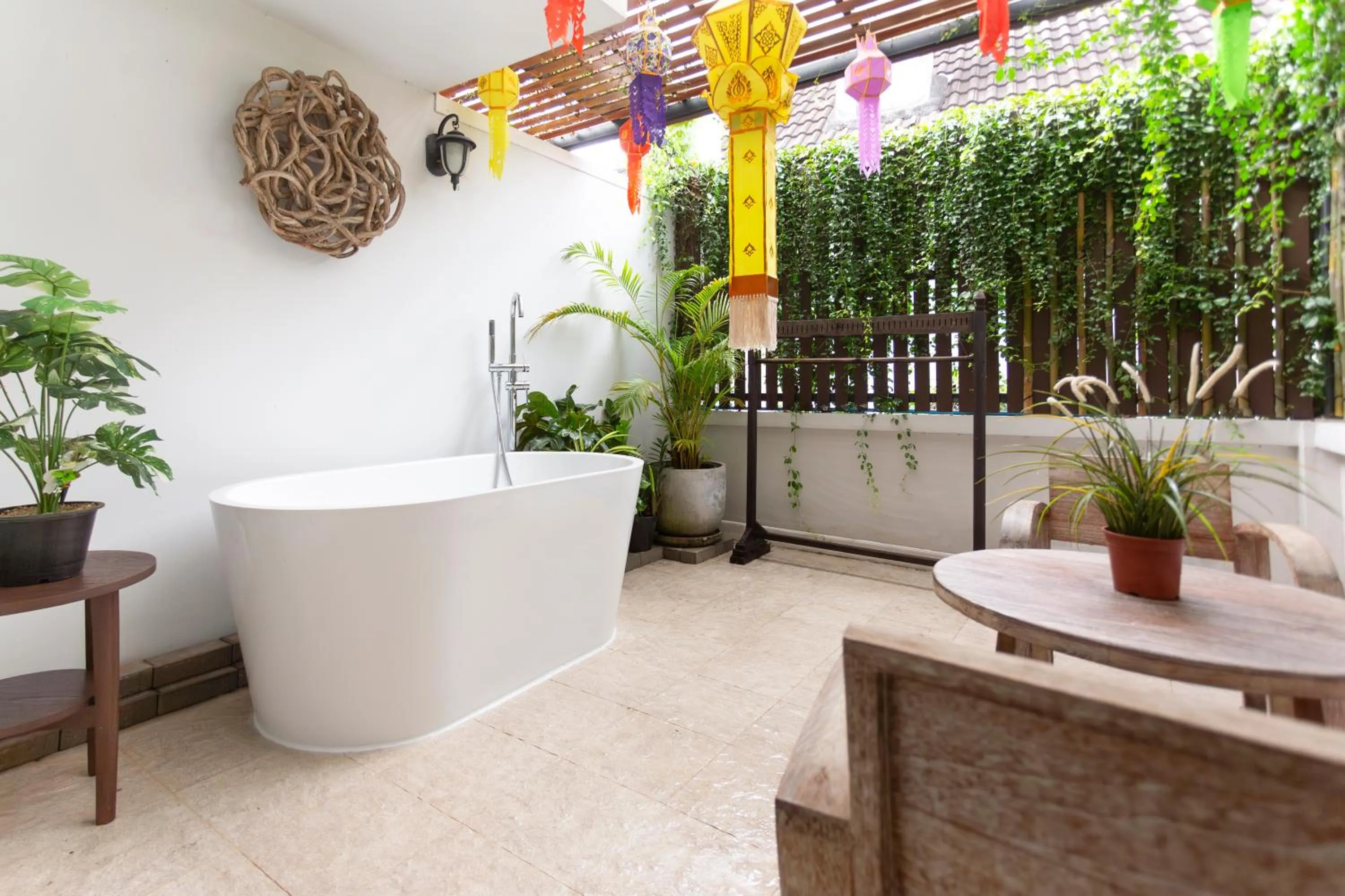 Balcony/Terrace in Pran At Kumuang Boutique House