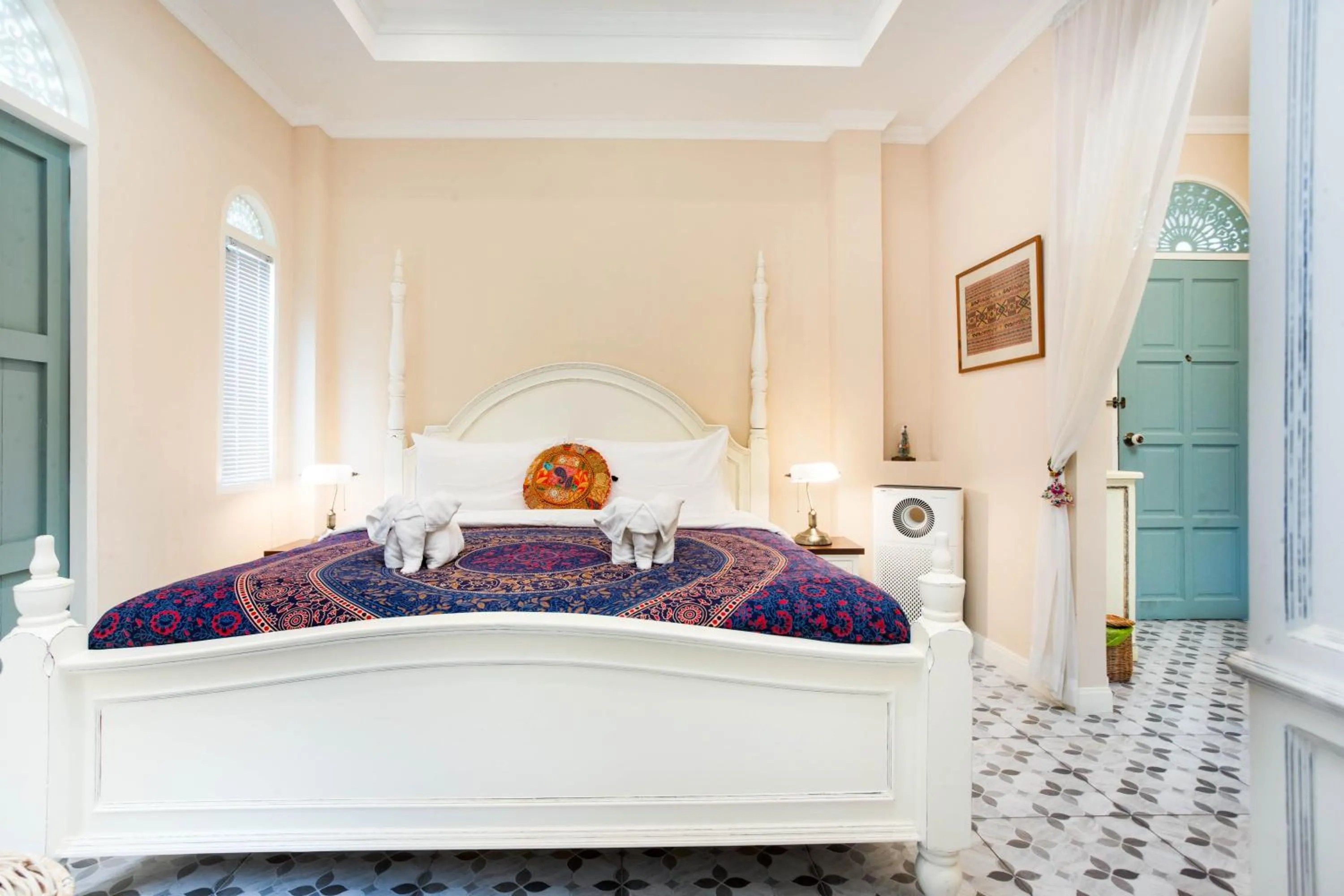 Bed in Pran At Kumuang Boutique House