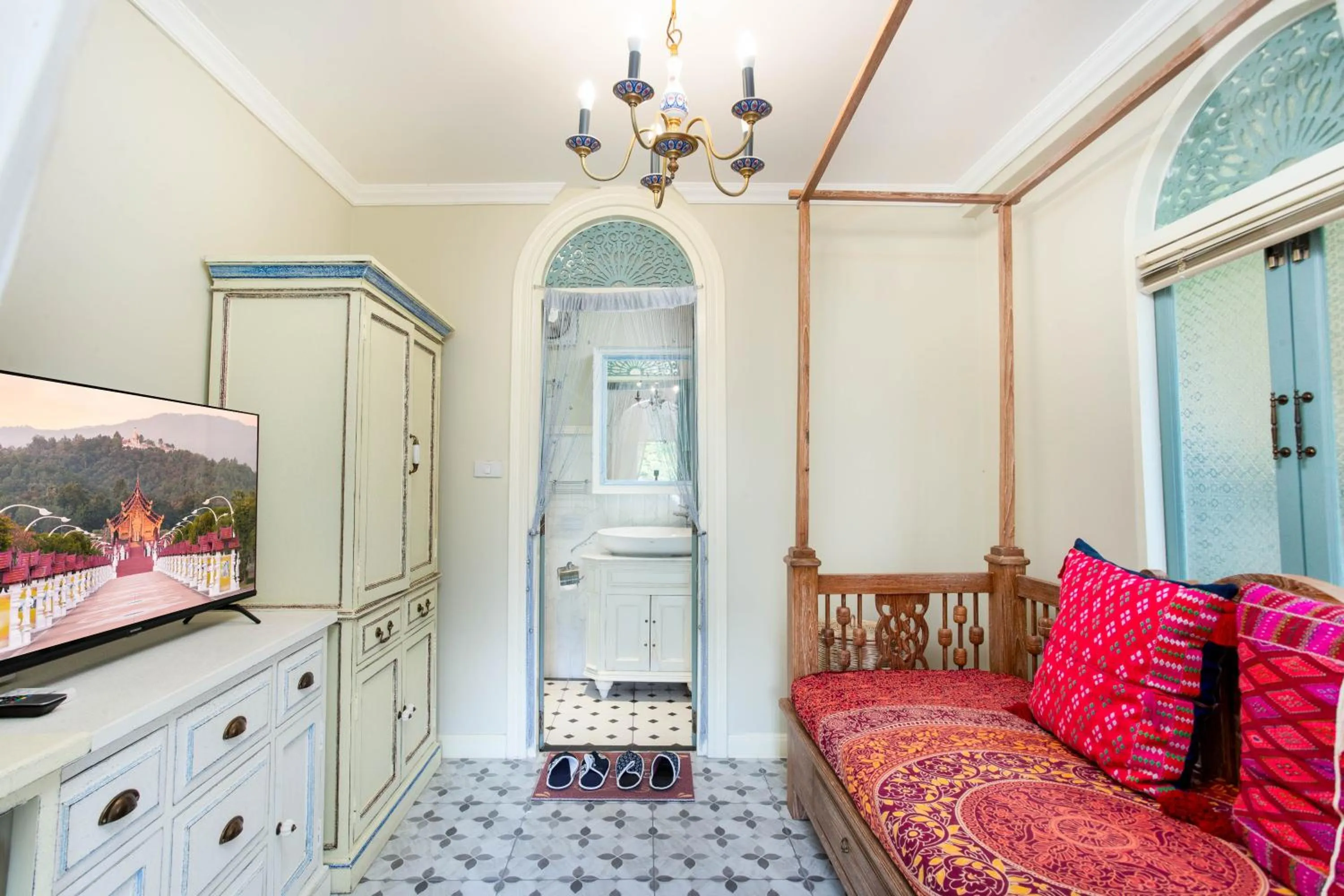 Living room in Pran At Kumuang Boutique House