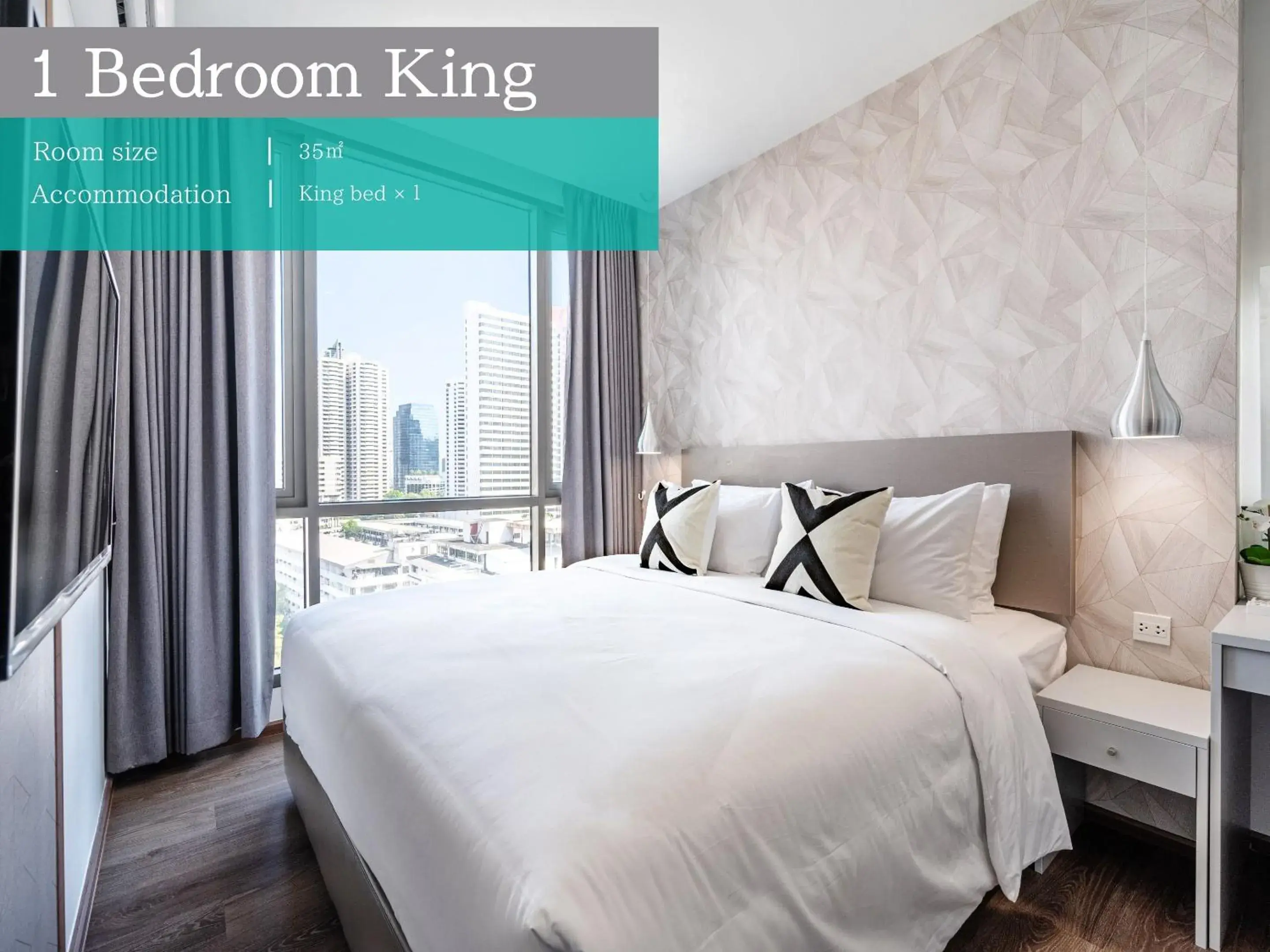 King Room in The Rich Residence Sukhumvit Nana King Room in The Rich Residence Sukhumvit Nana
