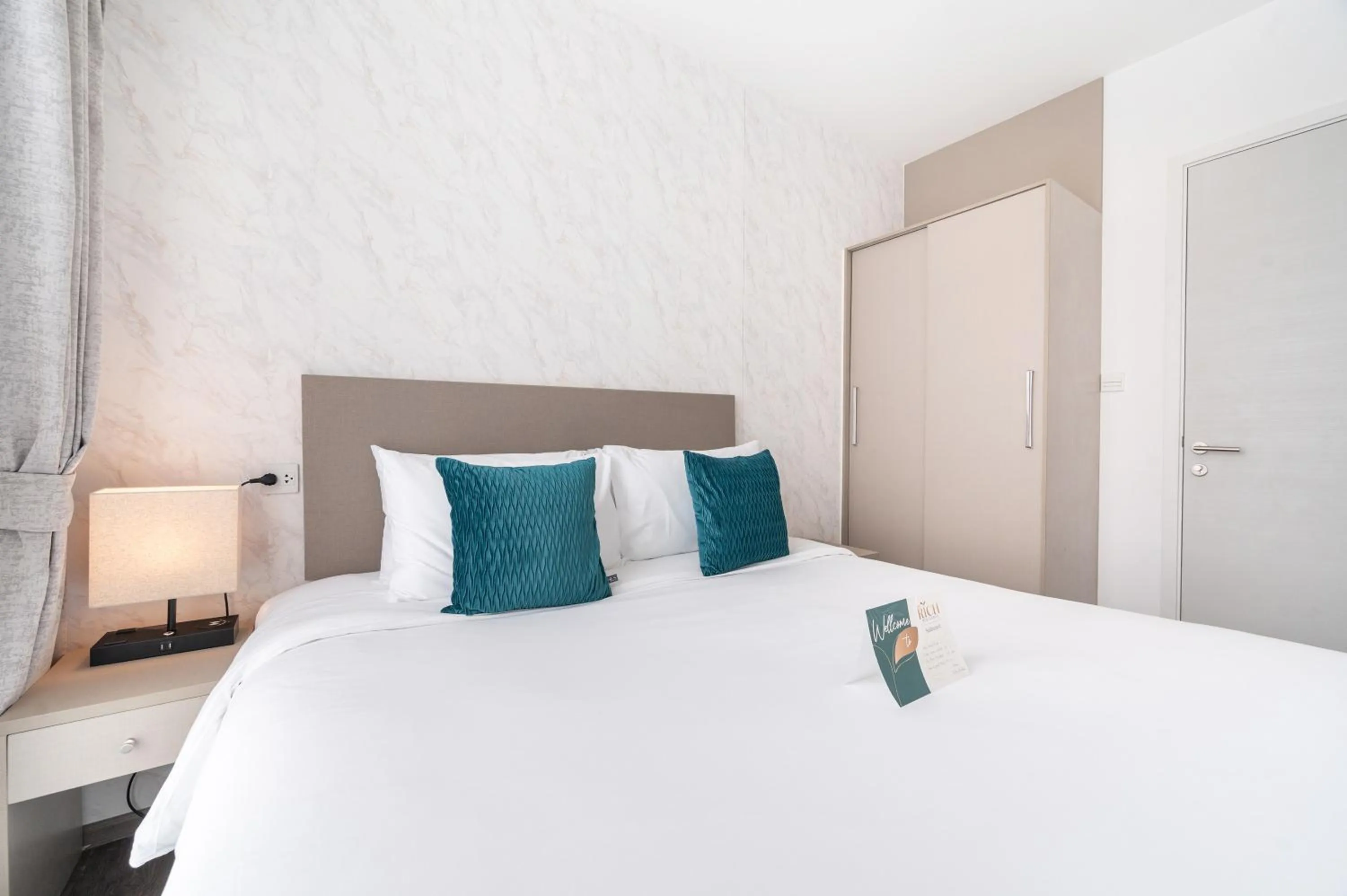 Bed in The Rich Residence Sukhumvit Nana