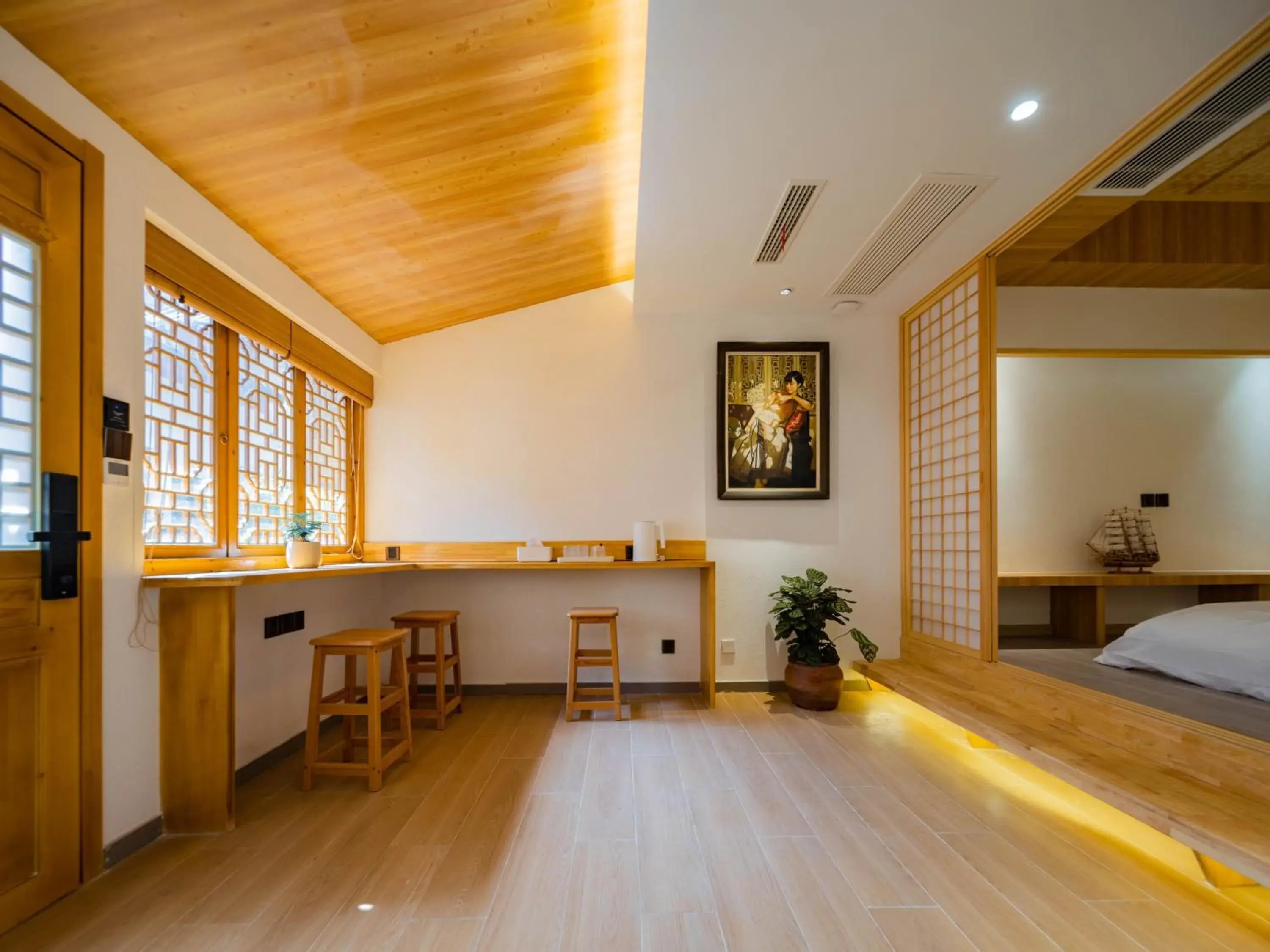 Courtyard View Comfort Two-Bedroom Suite - Anfu in Joke Inn Courtyard View Comfort Two-Bedroom Suite - Anfu in Joke Inn