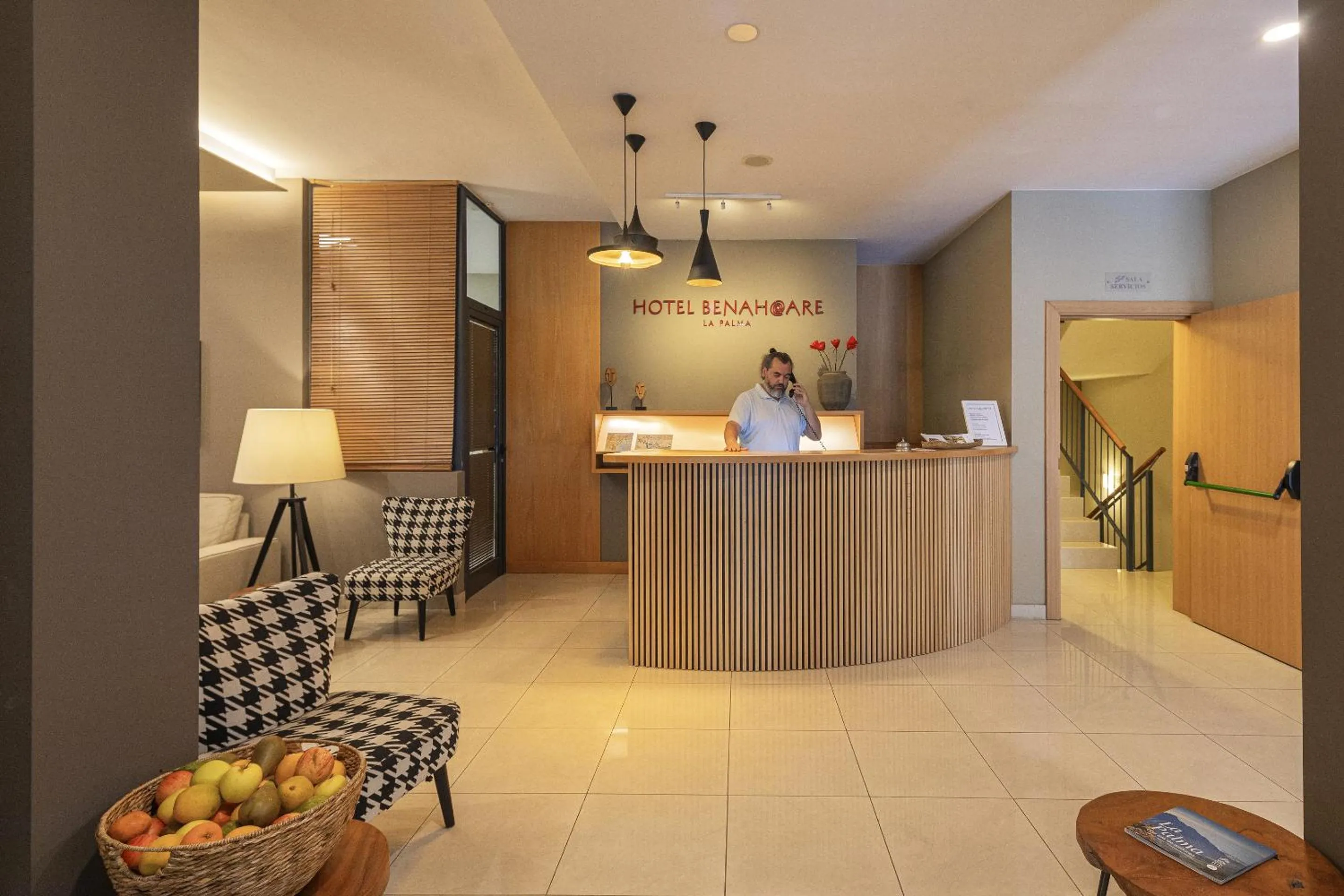 Lobby or reception in Hotel Benahoare