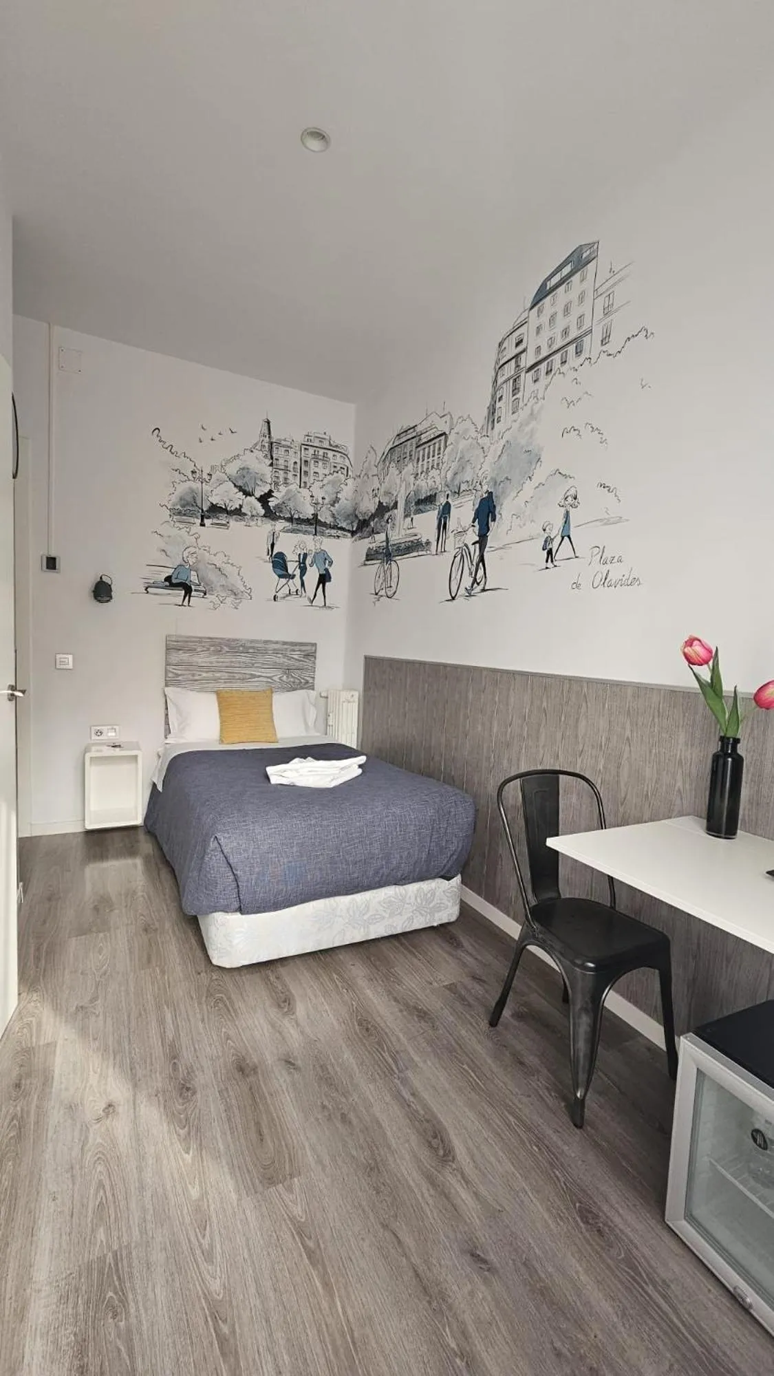 Bed in Hostal Lauria