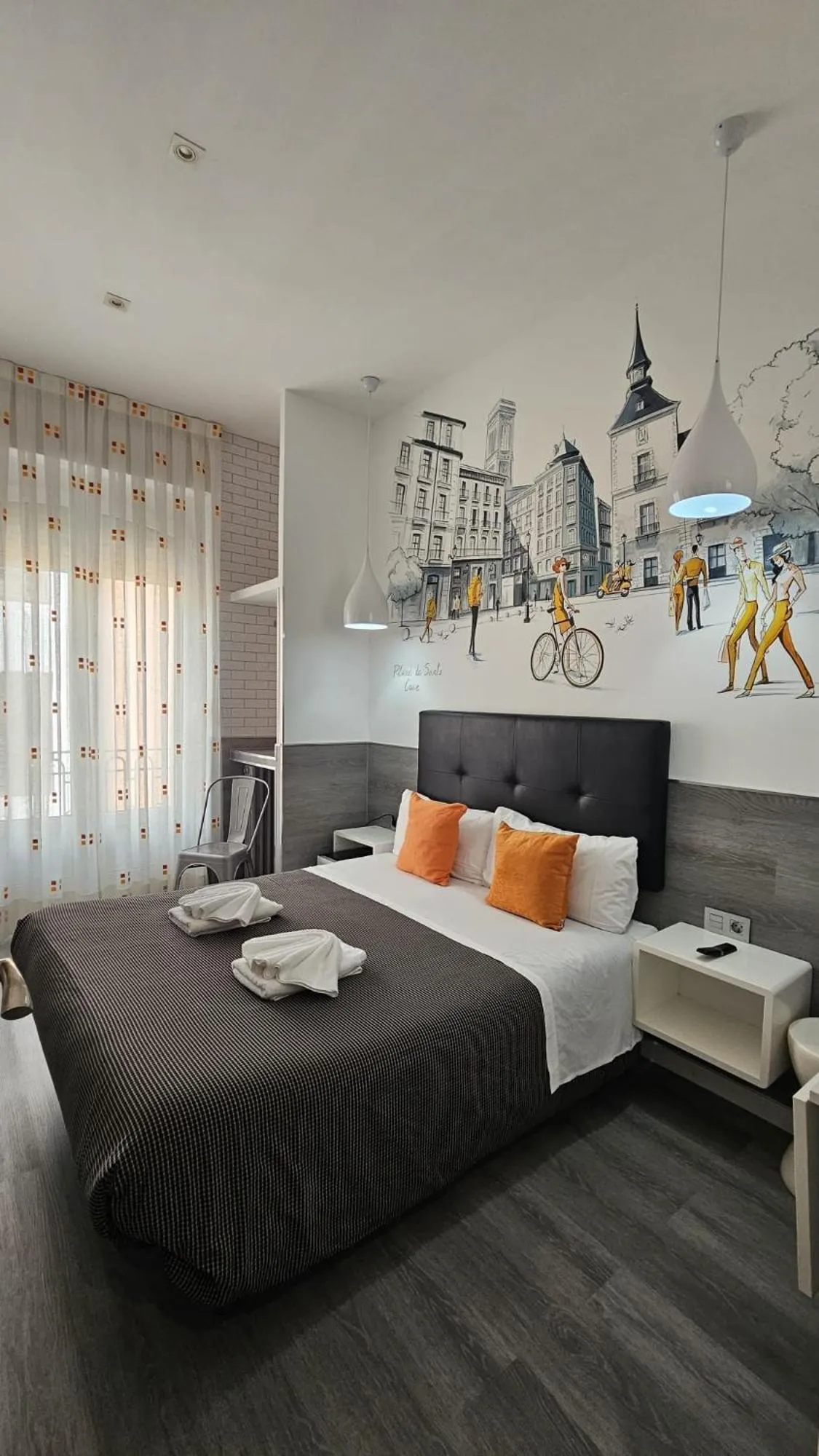 Bed in Hostal Lauria