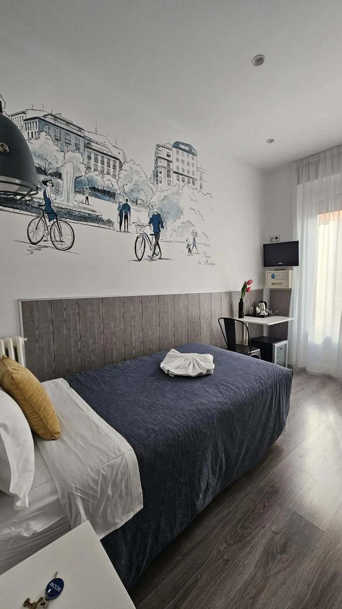 Bed in Hostal Lauria