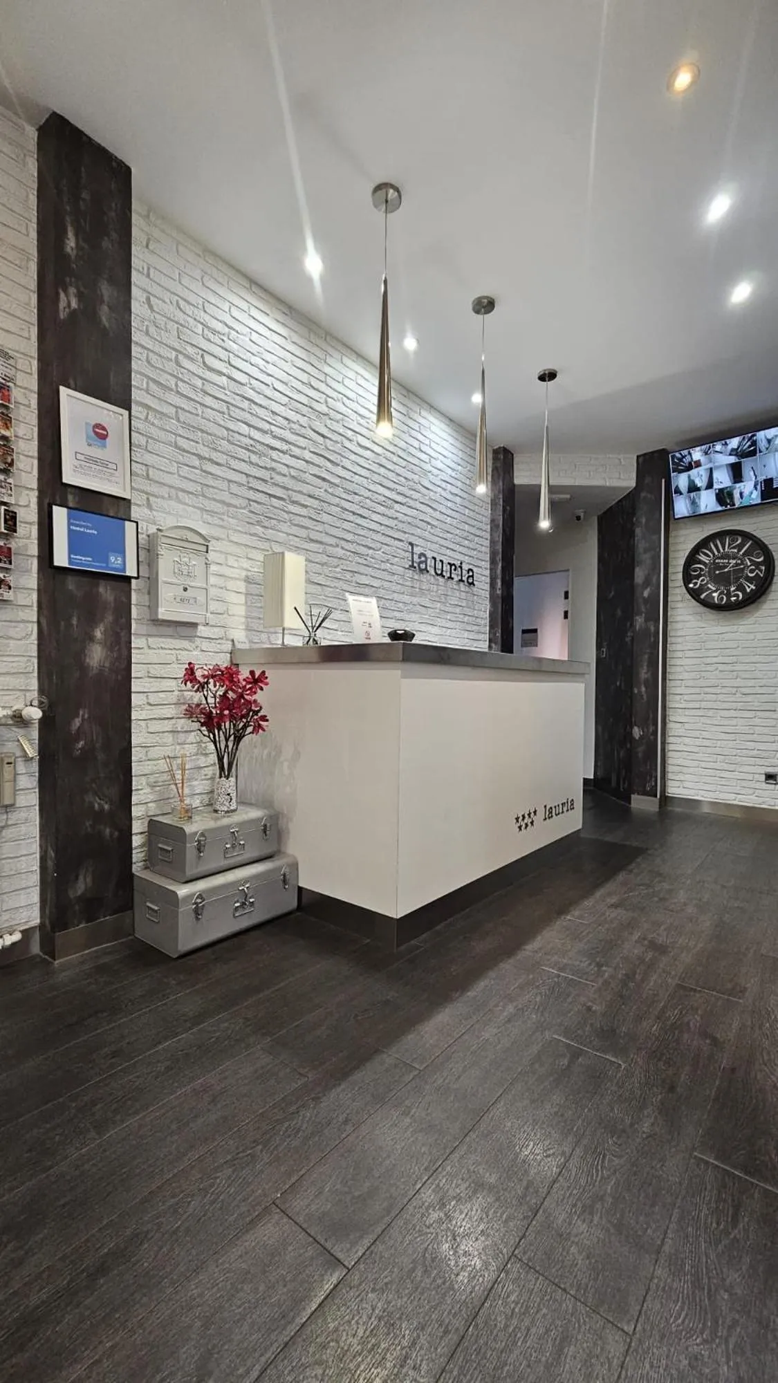 Lobby or reception in Hostal Lauria