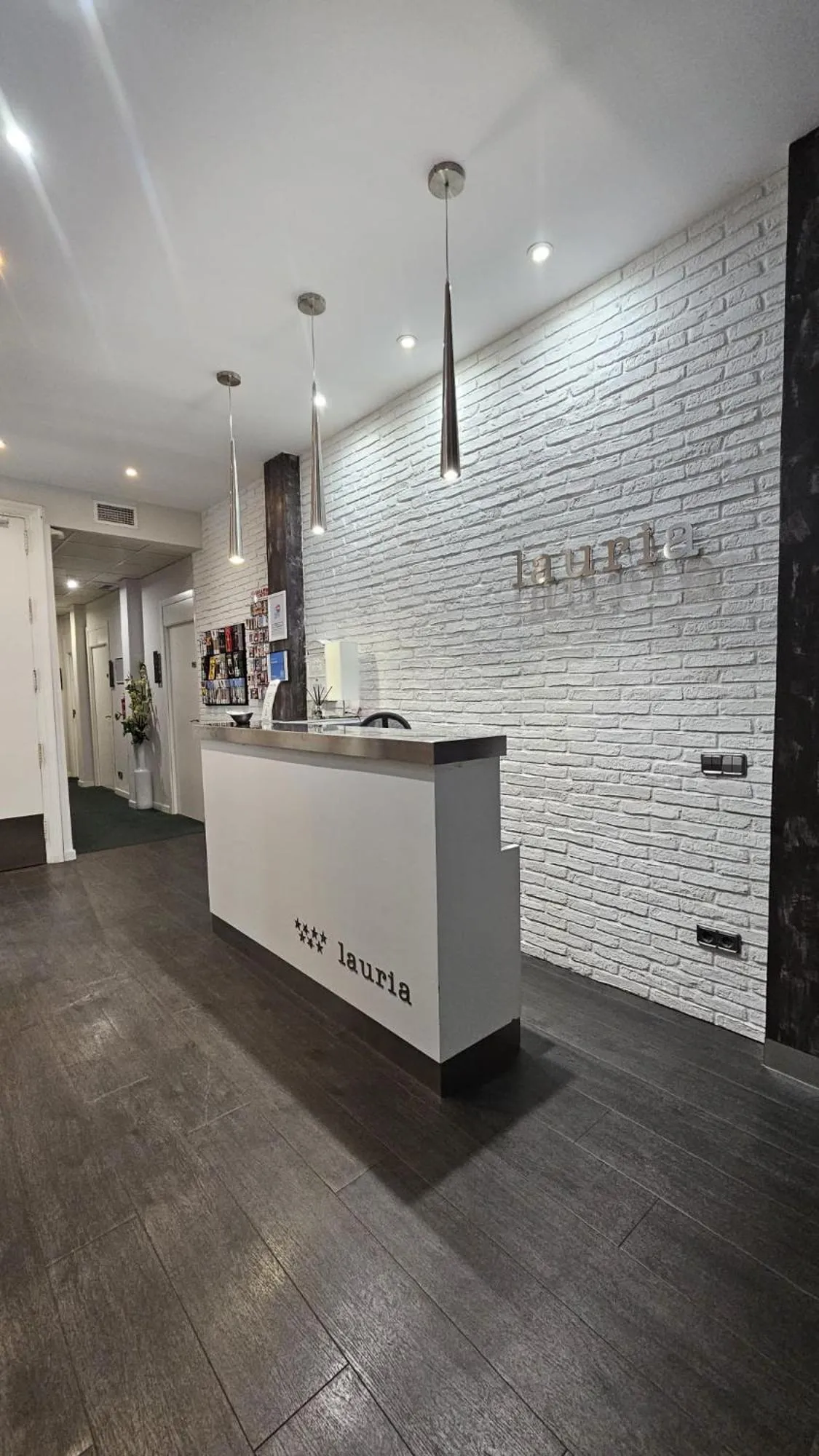 Lobby or reception in Hostal Lauria