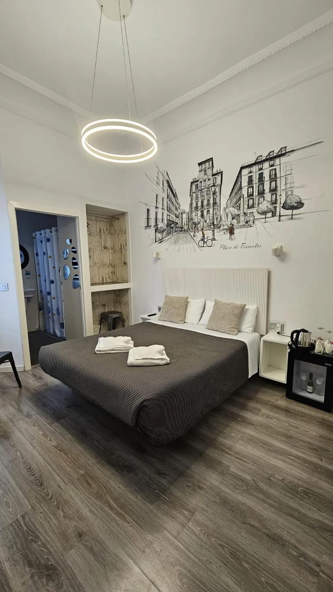 Bed in Hostal Lauria