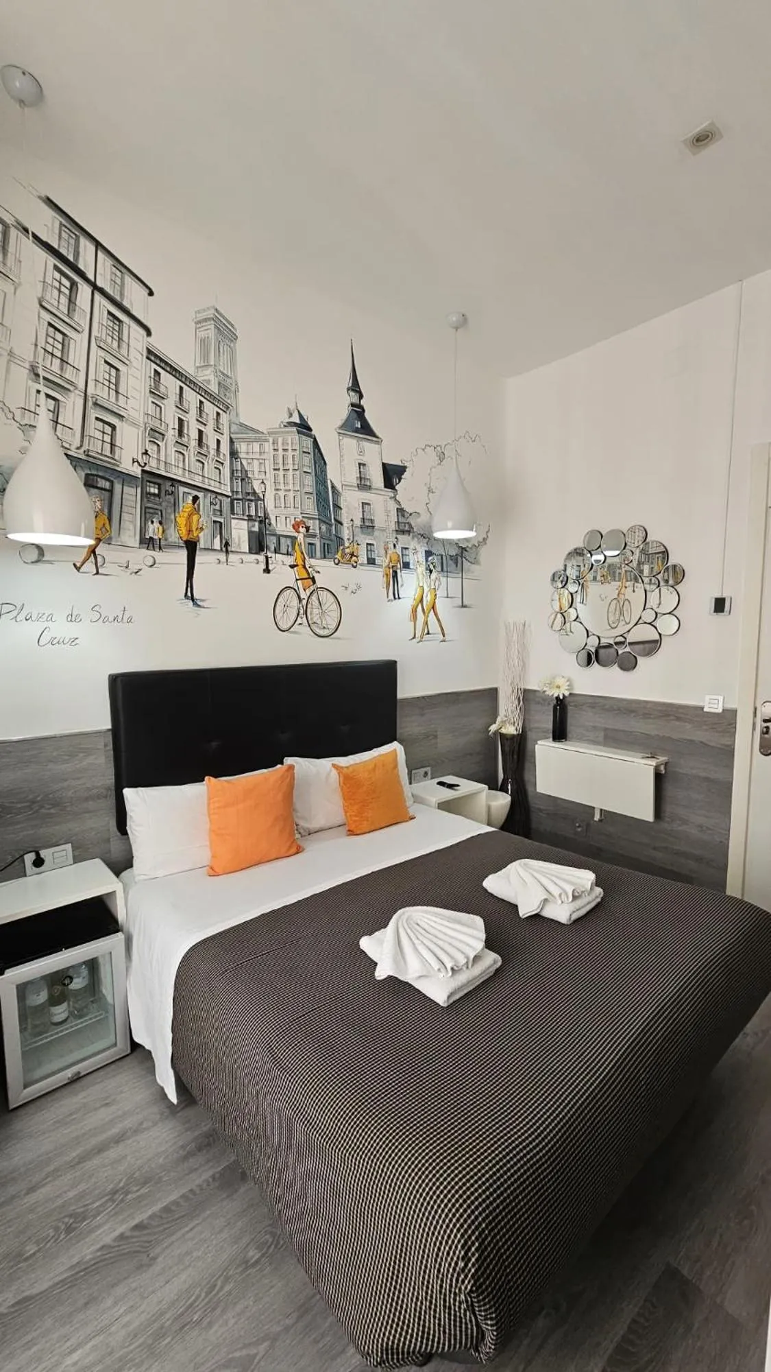 Bed in Hostal Lauria