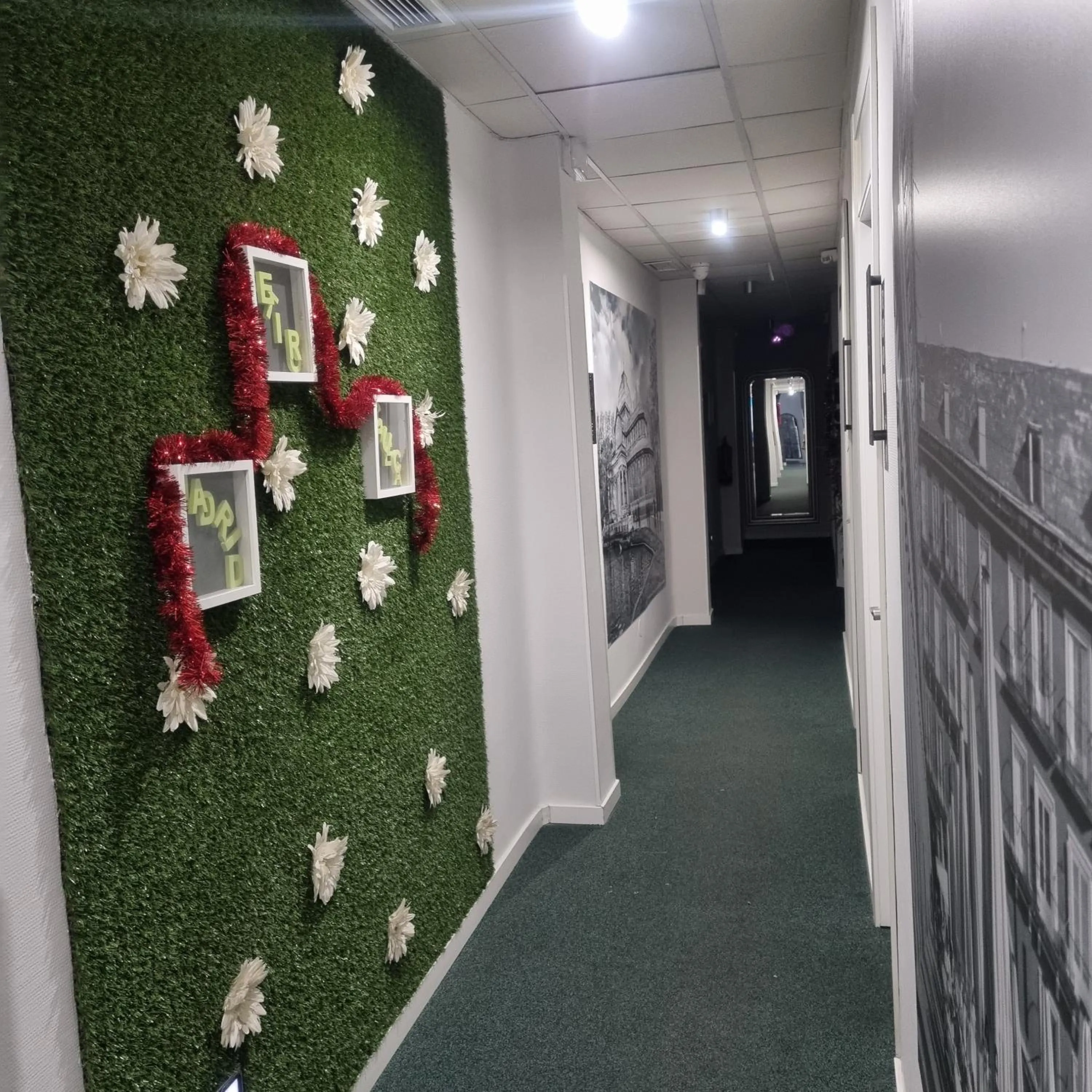 Bird's eye view in Hostal Lauria