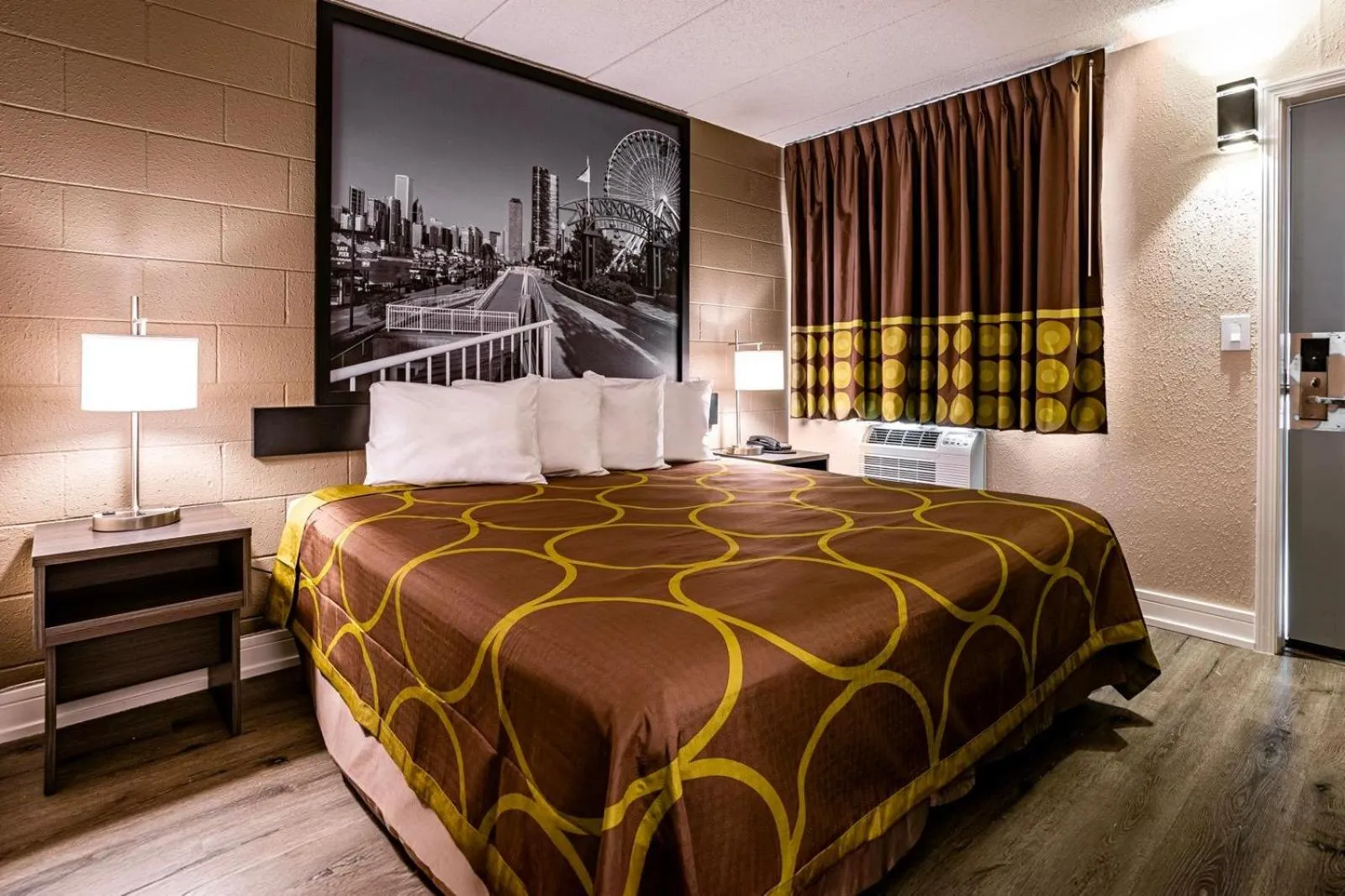 Bed in Super 8 by Wyndham Rockford South