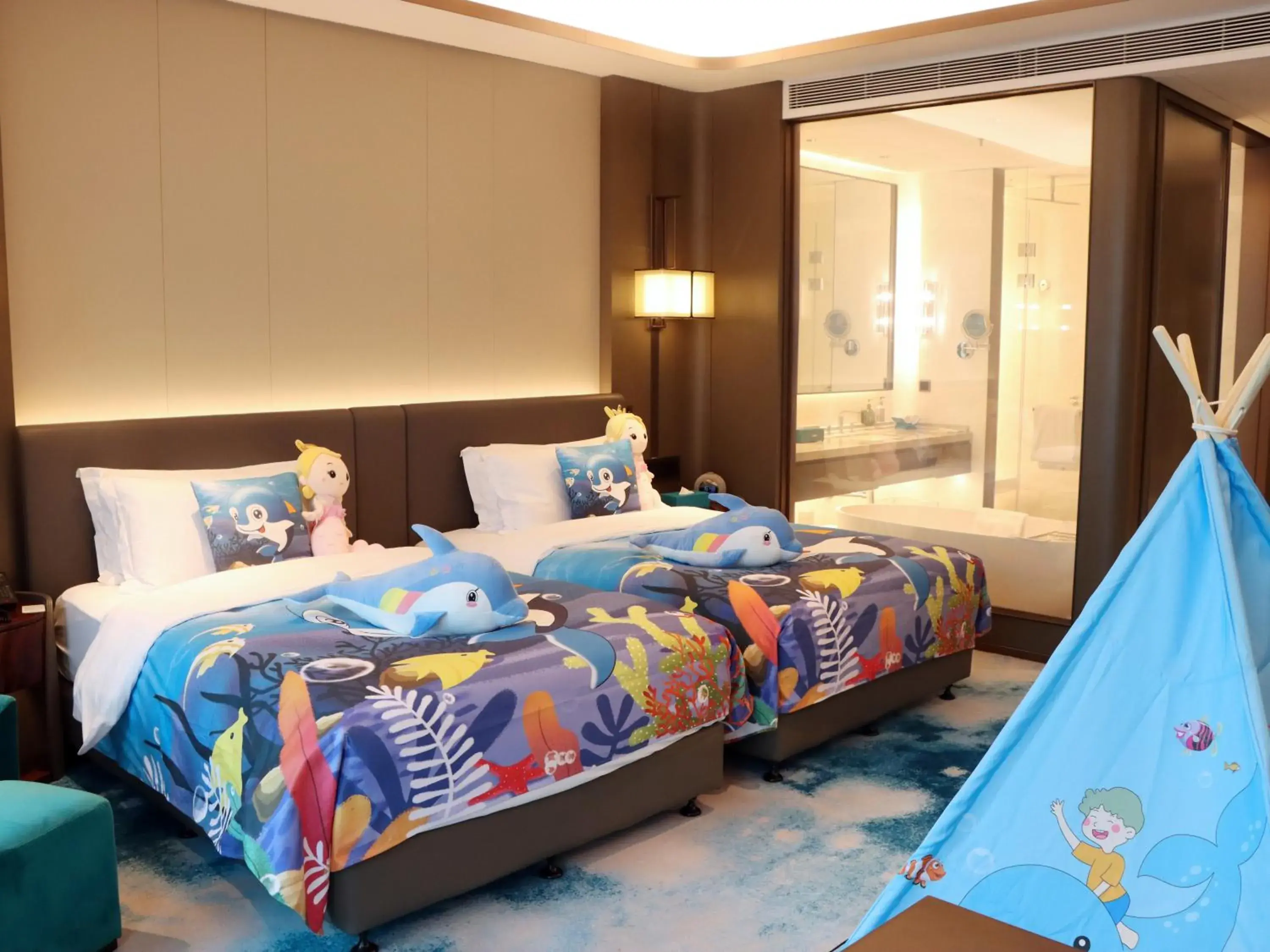 Bed in Wyndham Grand Zaozhuang Bed in Wyndham Grand Zaozhuang