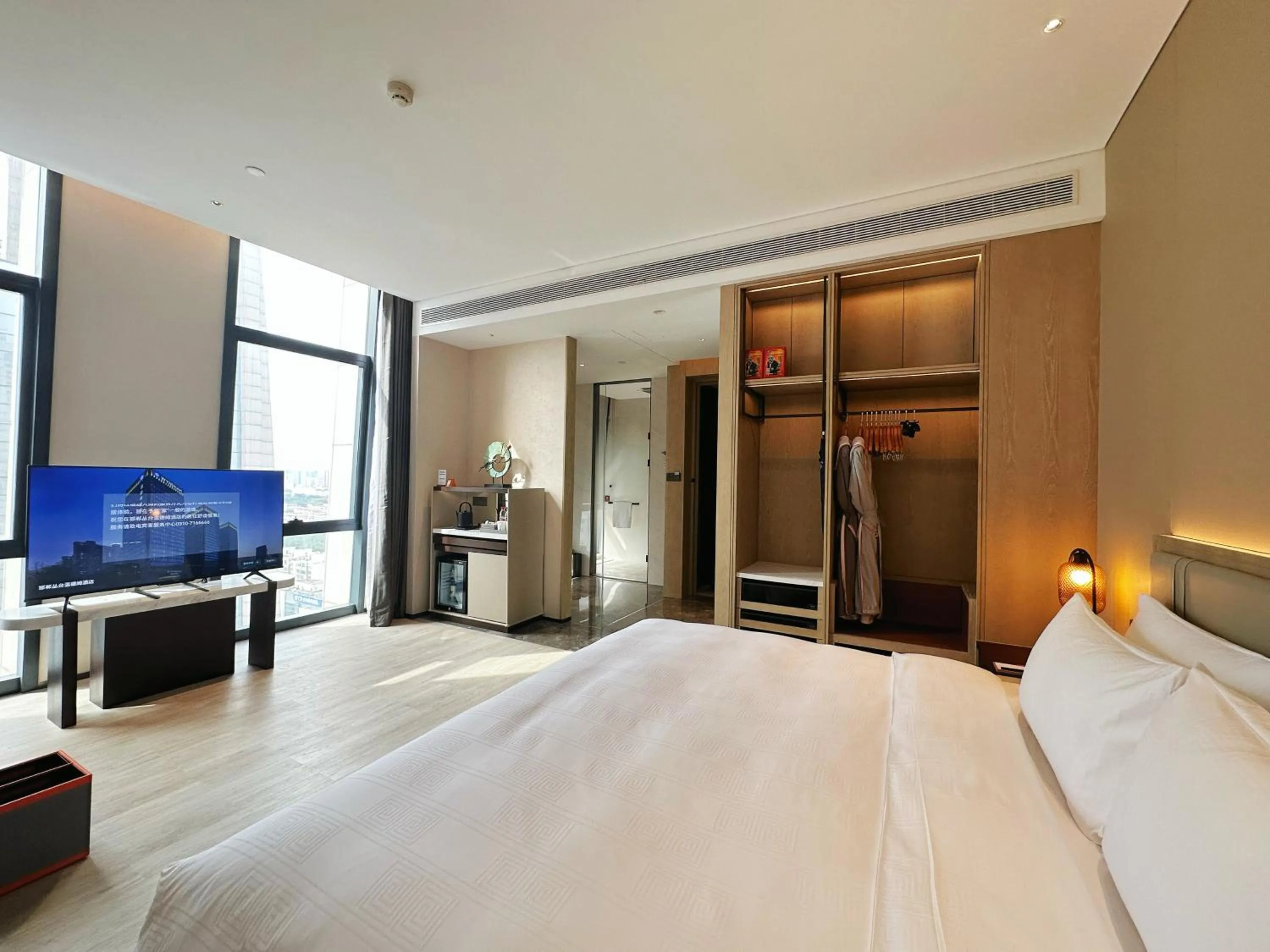 Bed in Wyndham Handan Congtai