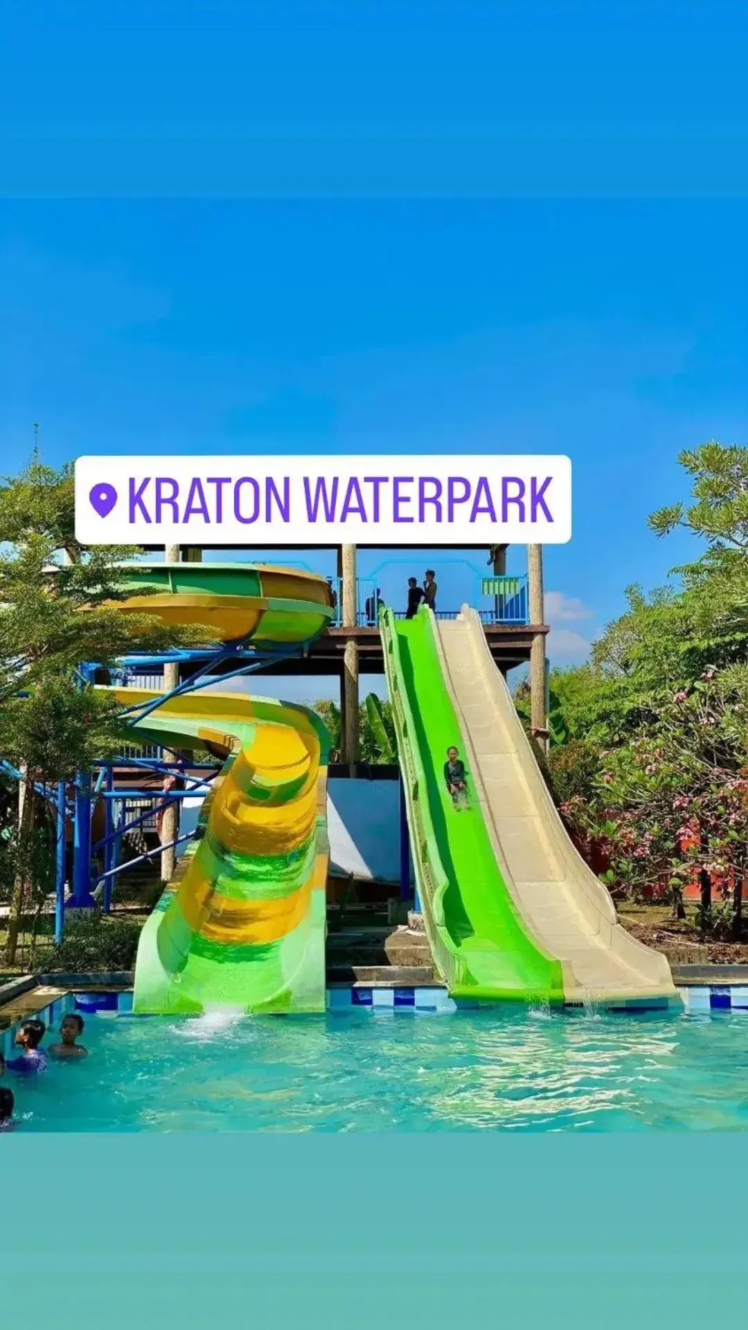 Aqua park in Ndalem Kraton Hotel Aqua park in Ndalem Kraton Hotel