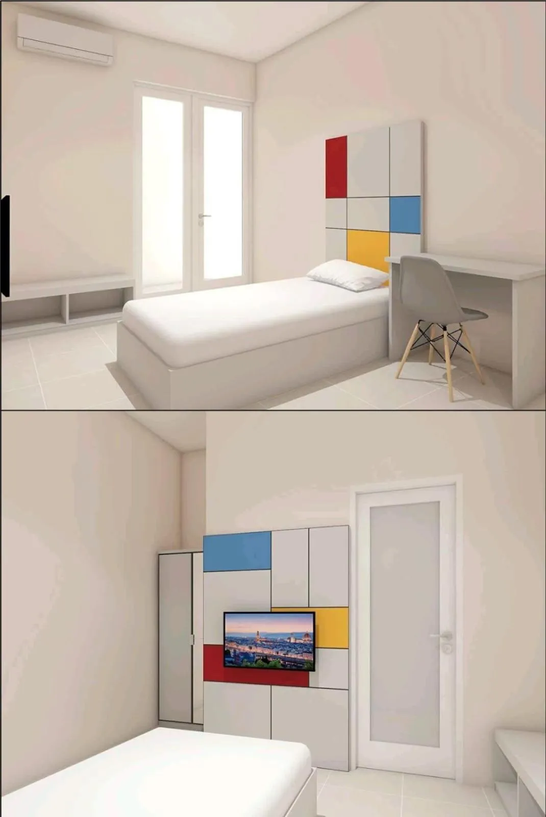 Bed in Ndalem Kraton Hotel