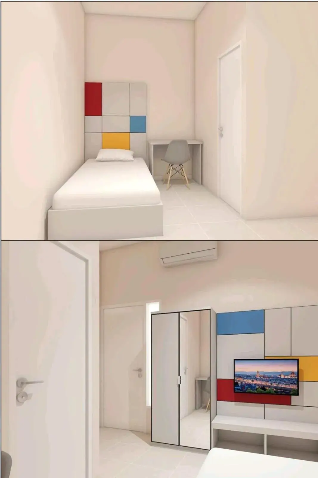 Bed in Ndalem Kraton Hotel Bed in Ndalem Kraton Hotel