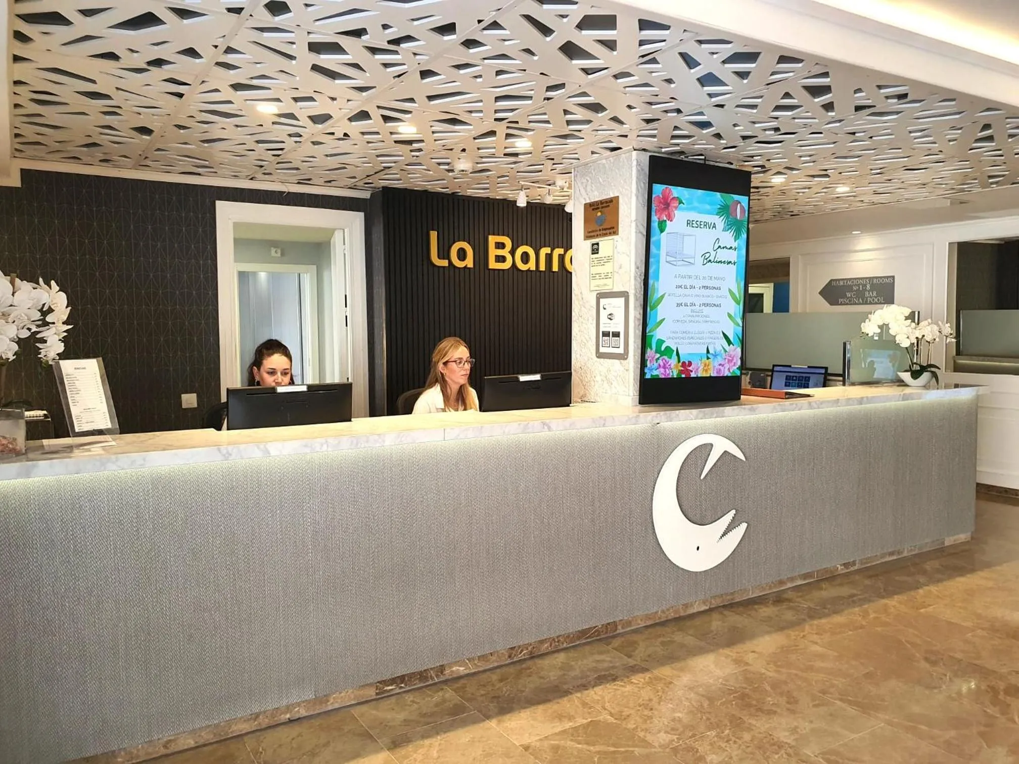 Lobby or reception in La Barracuda