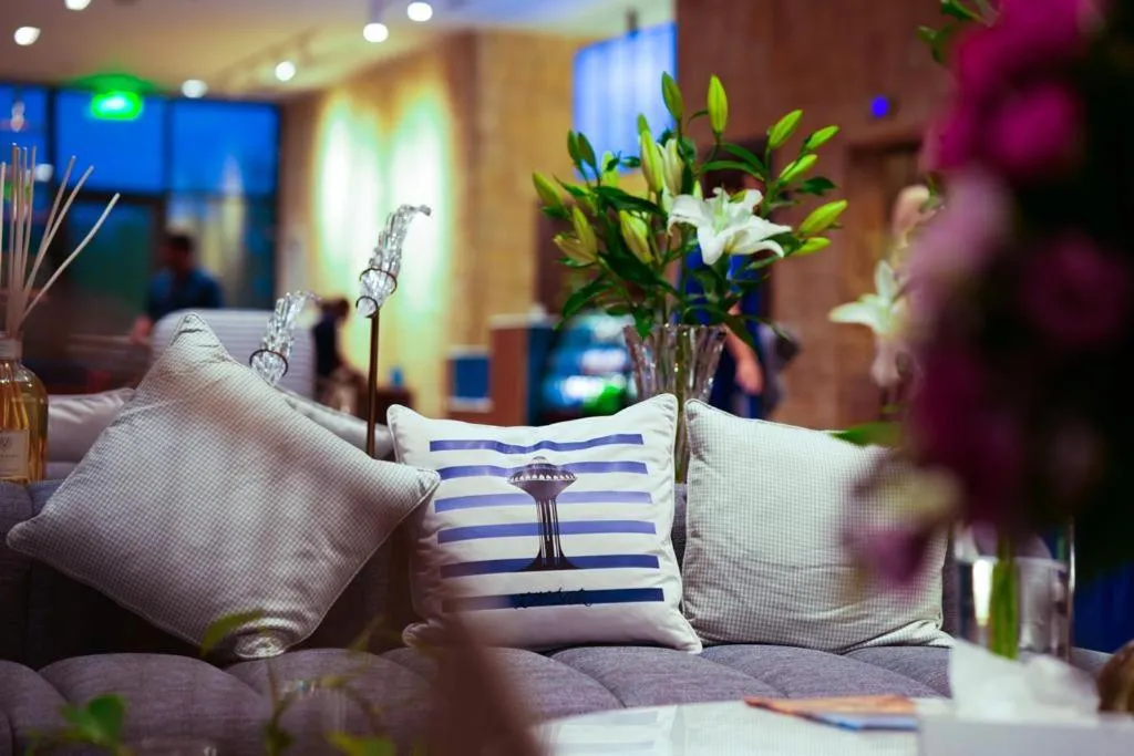 Seating area in NAS Hotel