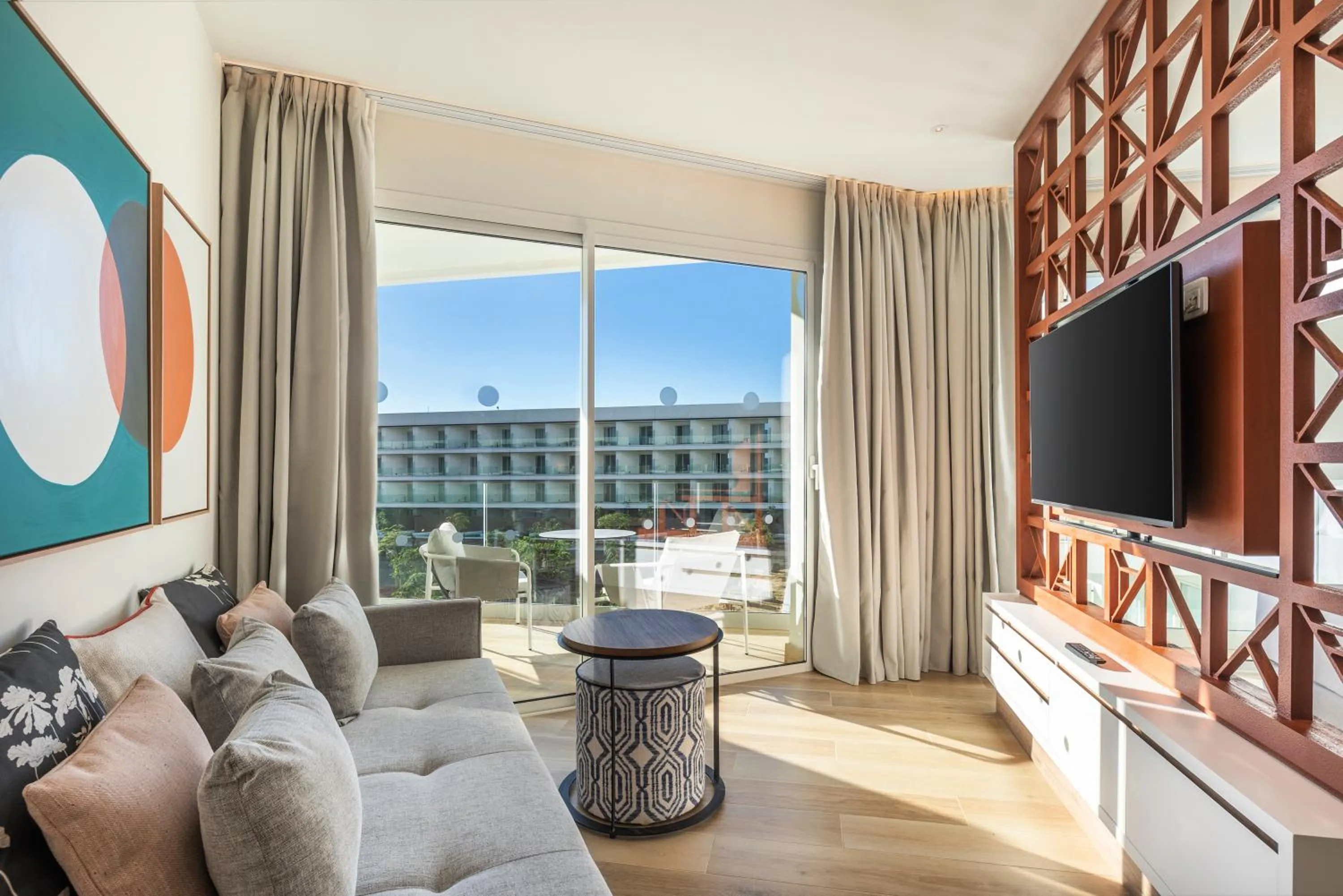 Communal lounge/ TV room in Barceló Playa Blanca