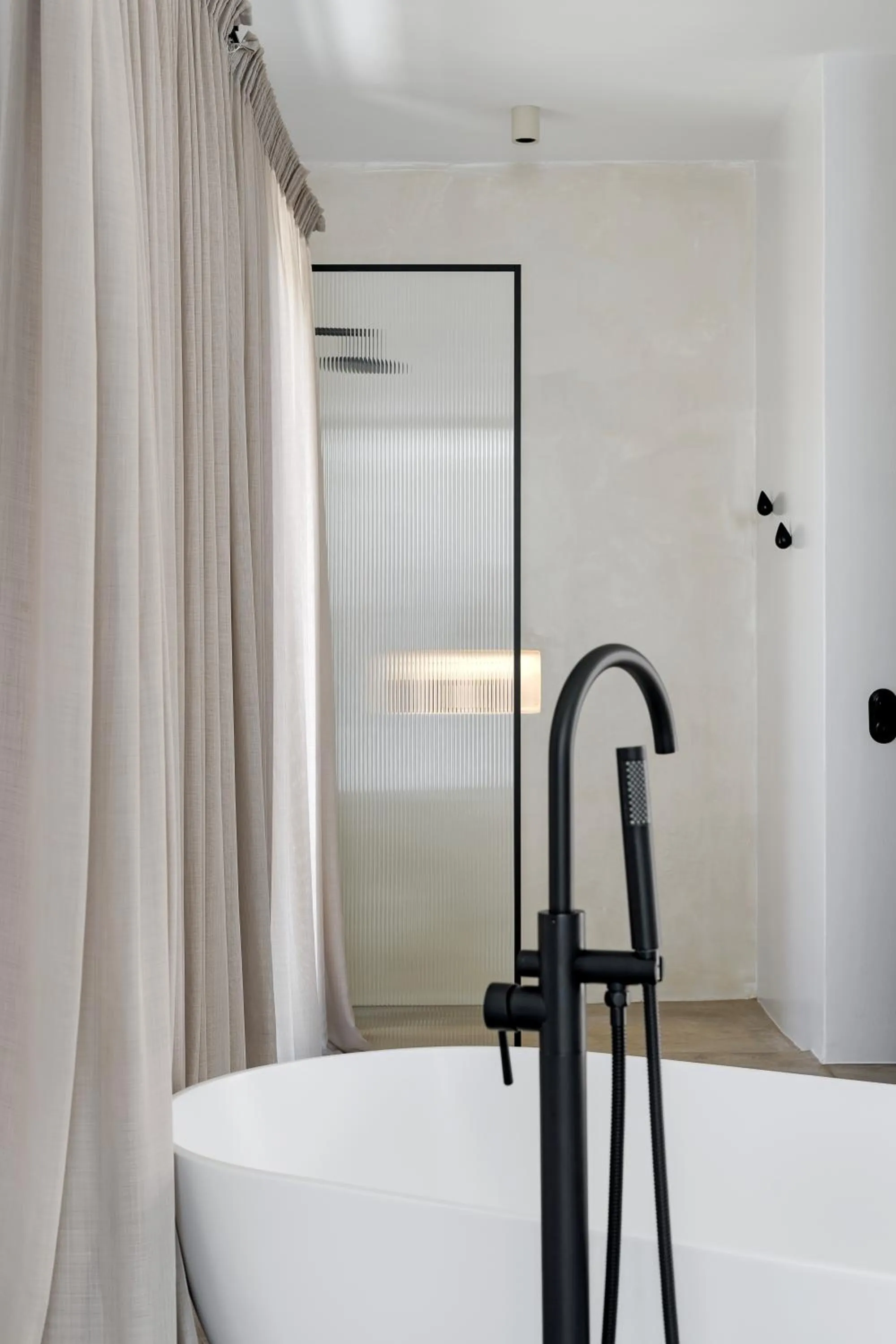 Shower in Ivy's Natural Resort