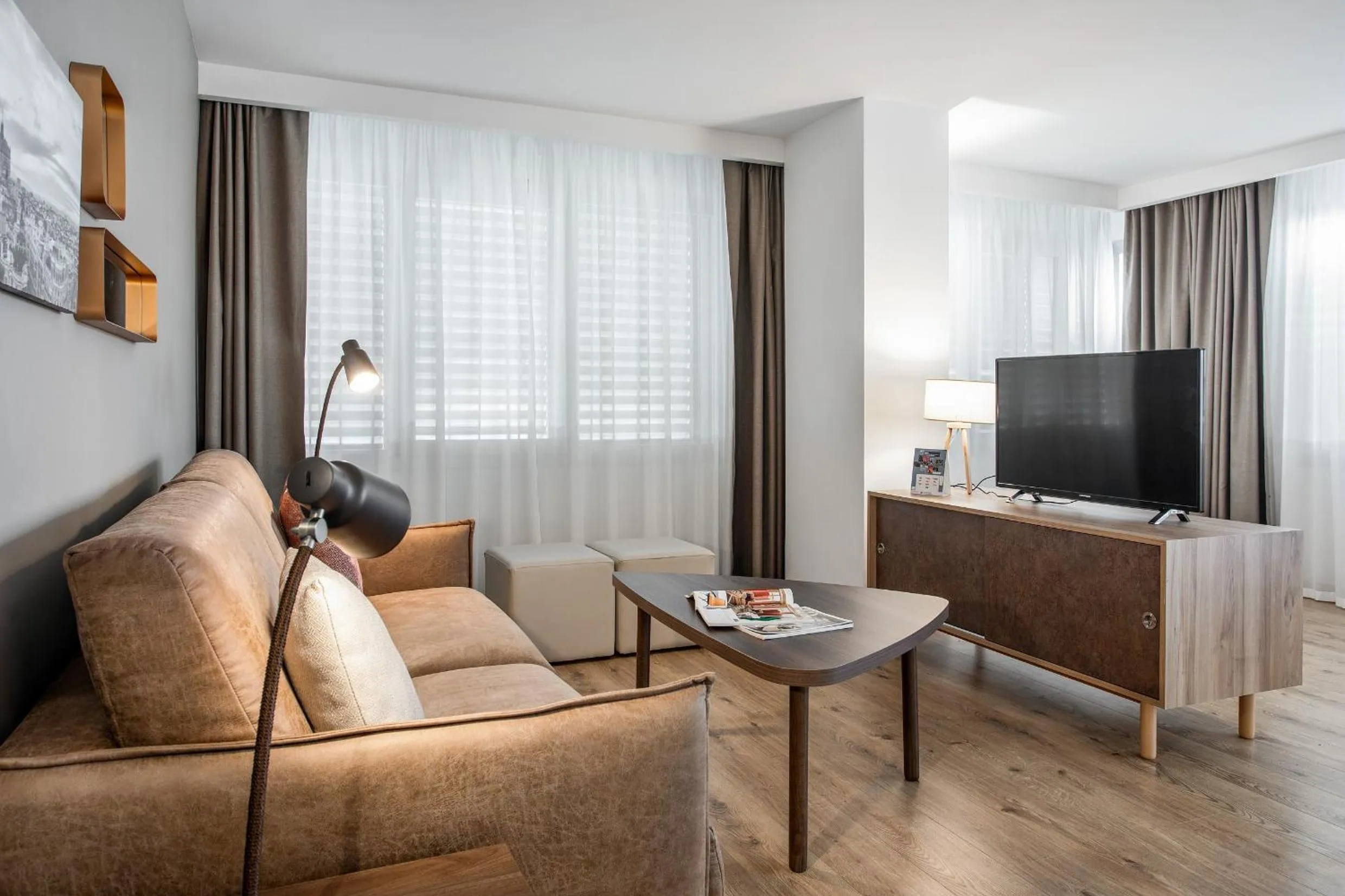 Living room in Pierre & Vacances Apartamentos Edificio Eurobuilding 2