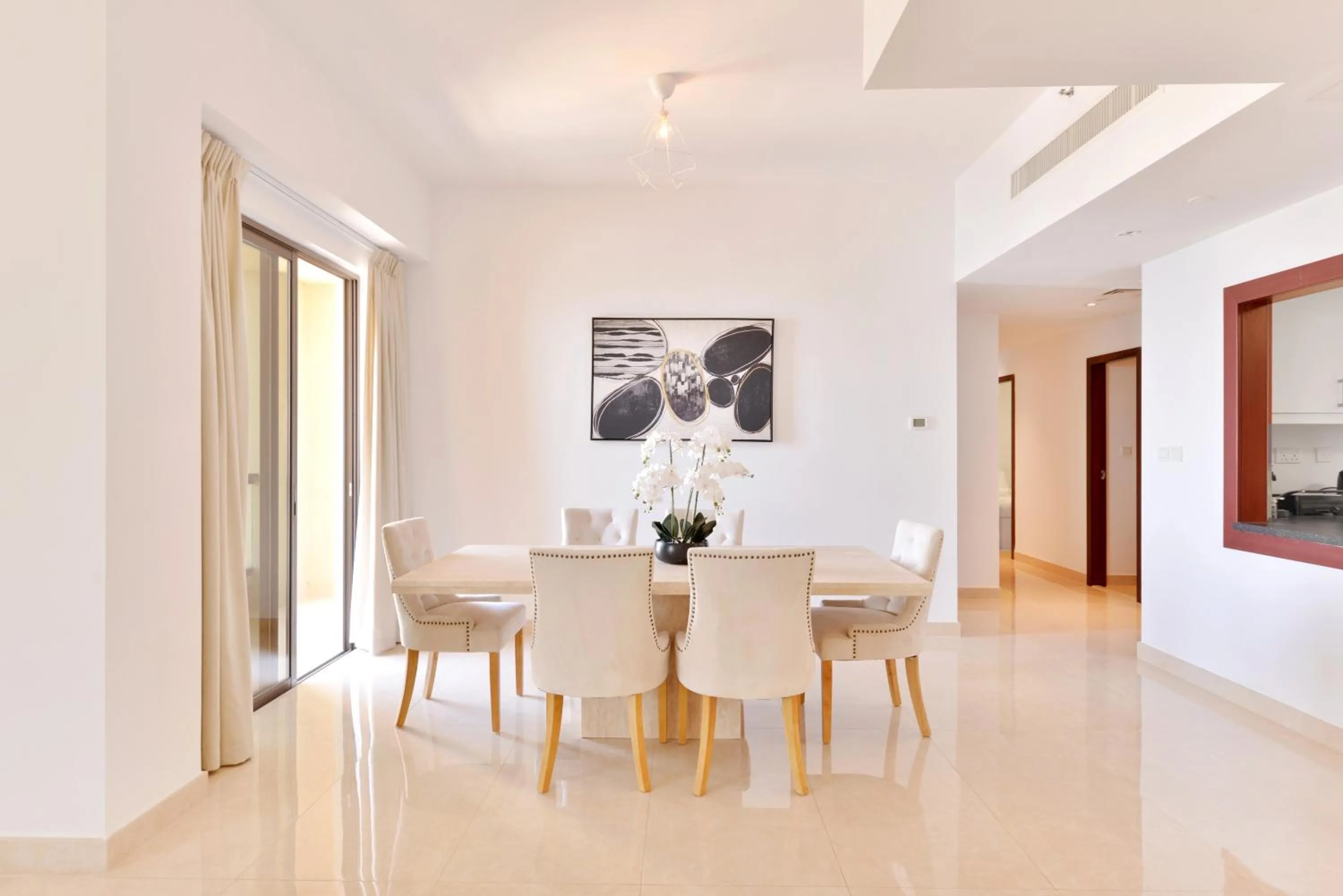 Seating area in Deluxe Retreat In JBR - Million Dollar View - Balcony