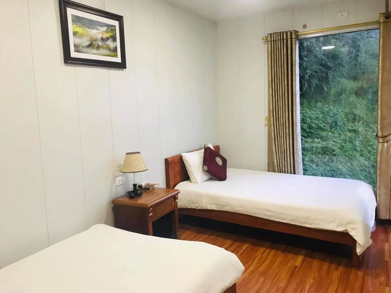 Bed in Sapa Center View Hotel