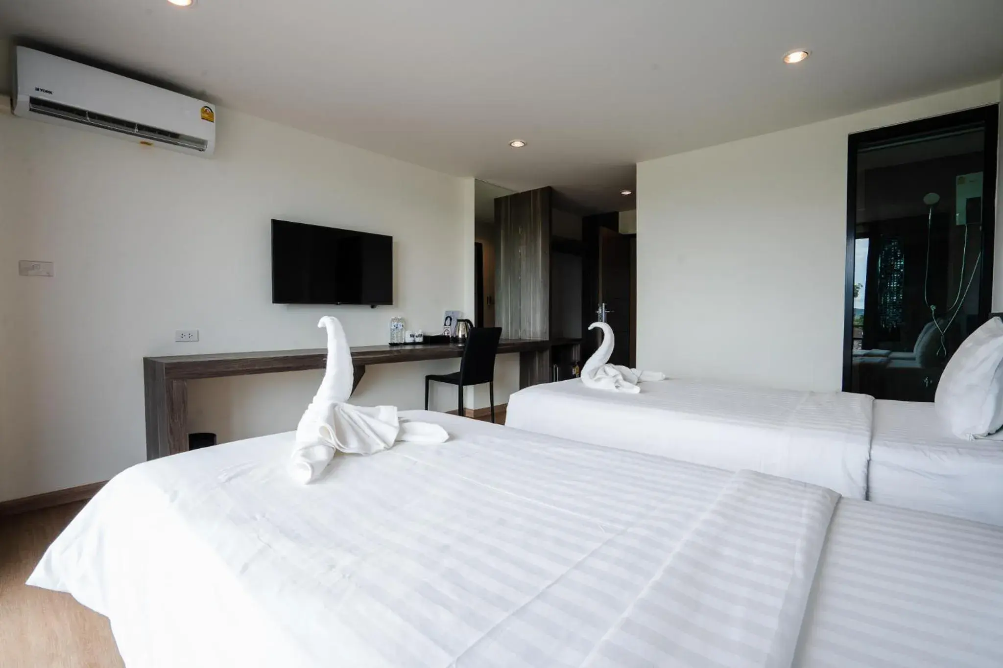 Bed in JS HOTEL Bed in JS HOTEL