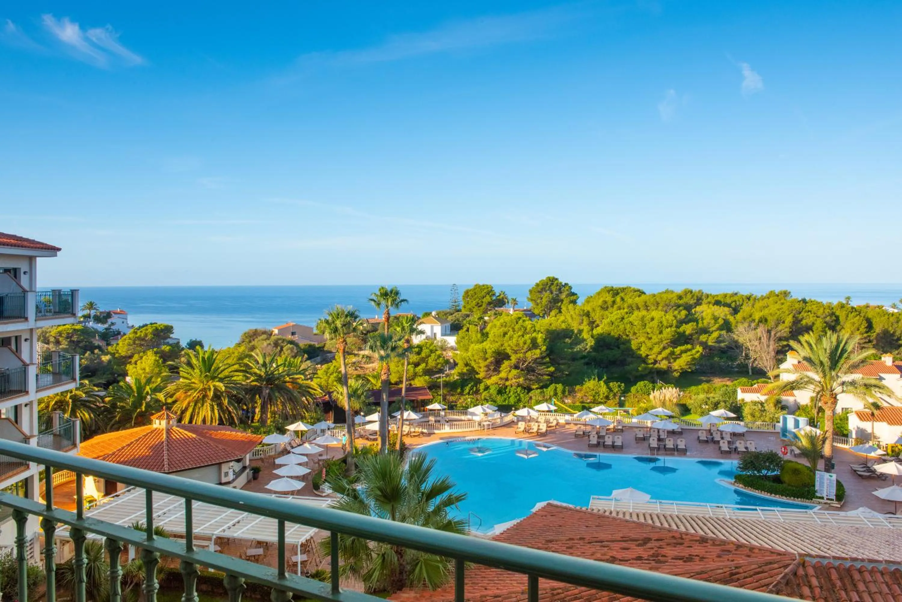 Pool view in Valentin Son Bou