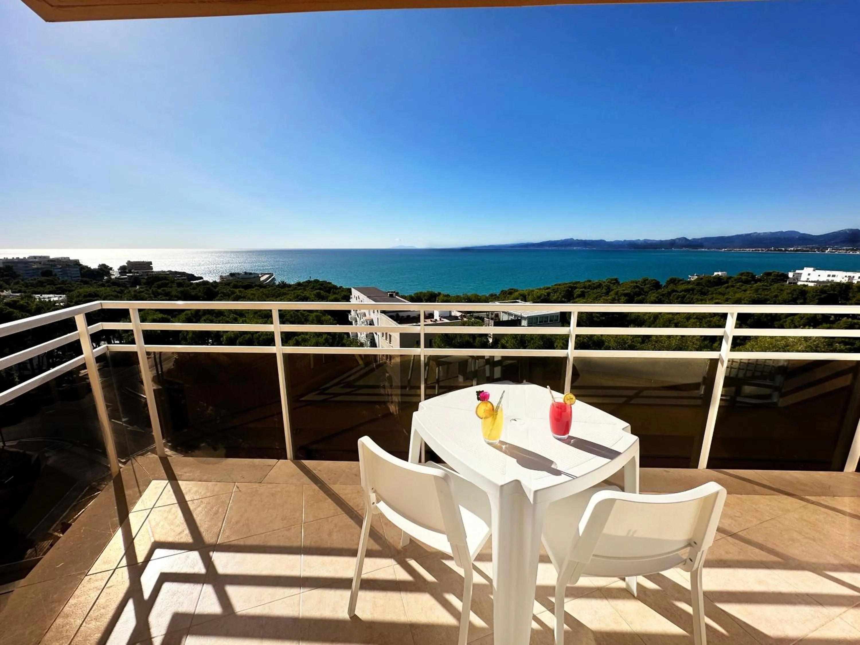 Patio in Aparthotel SunClub Salou